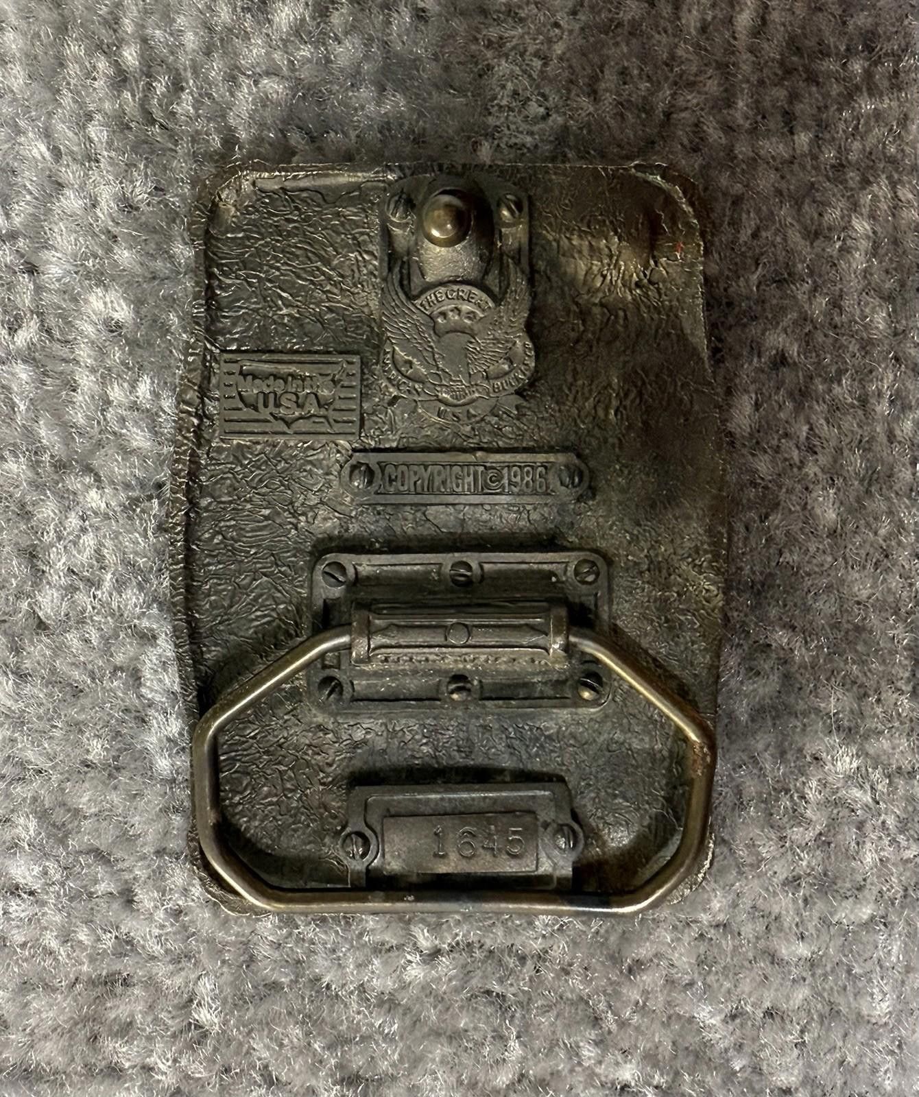 Other Vintage 1986 American Policemen Commemorative Belt Buckle Size ONE SIZE - 2 Thumbnail