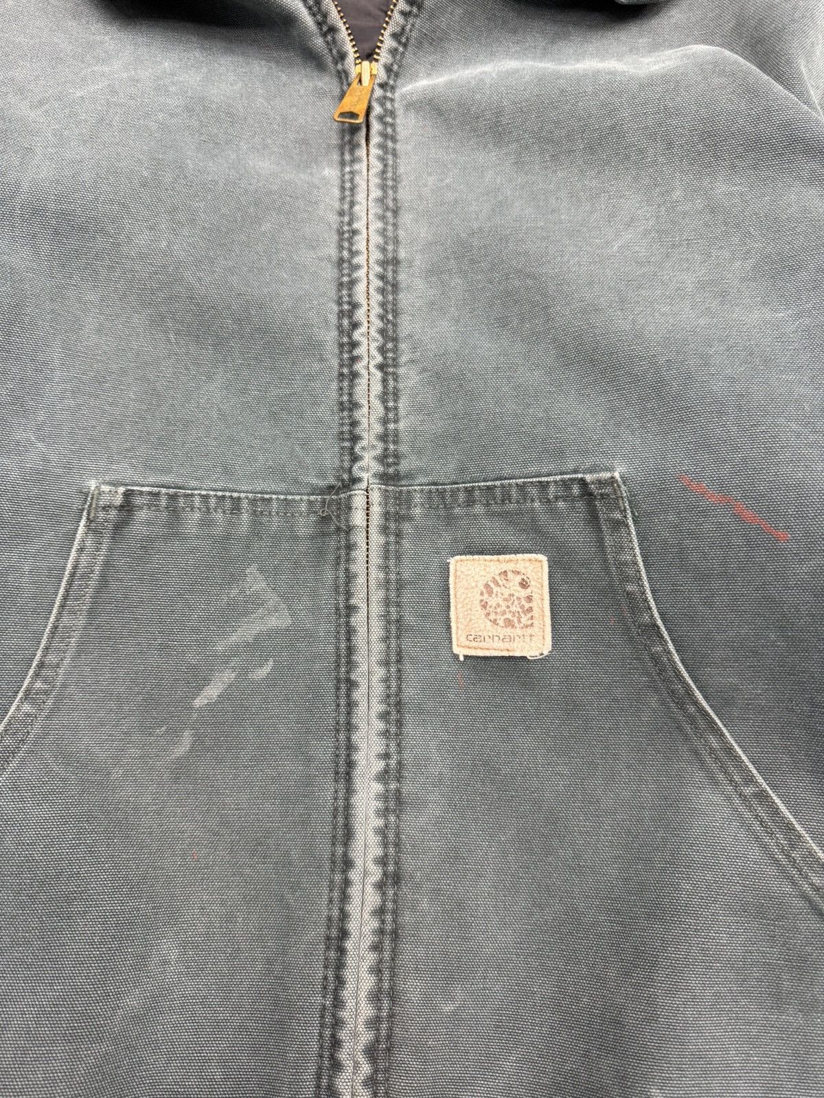 Carhartt Vintage Carhartt Canvas Faded Hooded Jacket Size US L / EU 52-54 / 3 - 4 Thumbnail