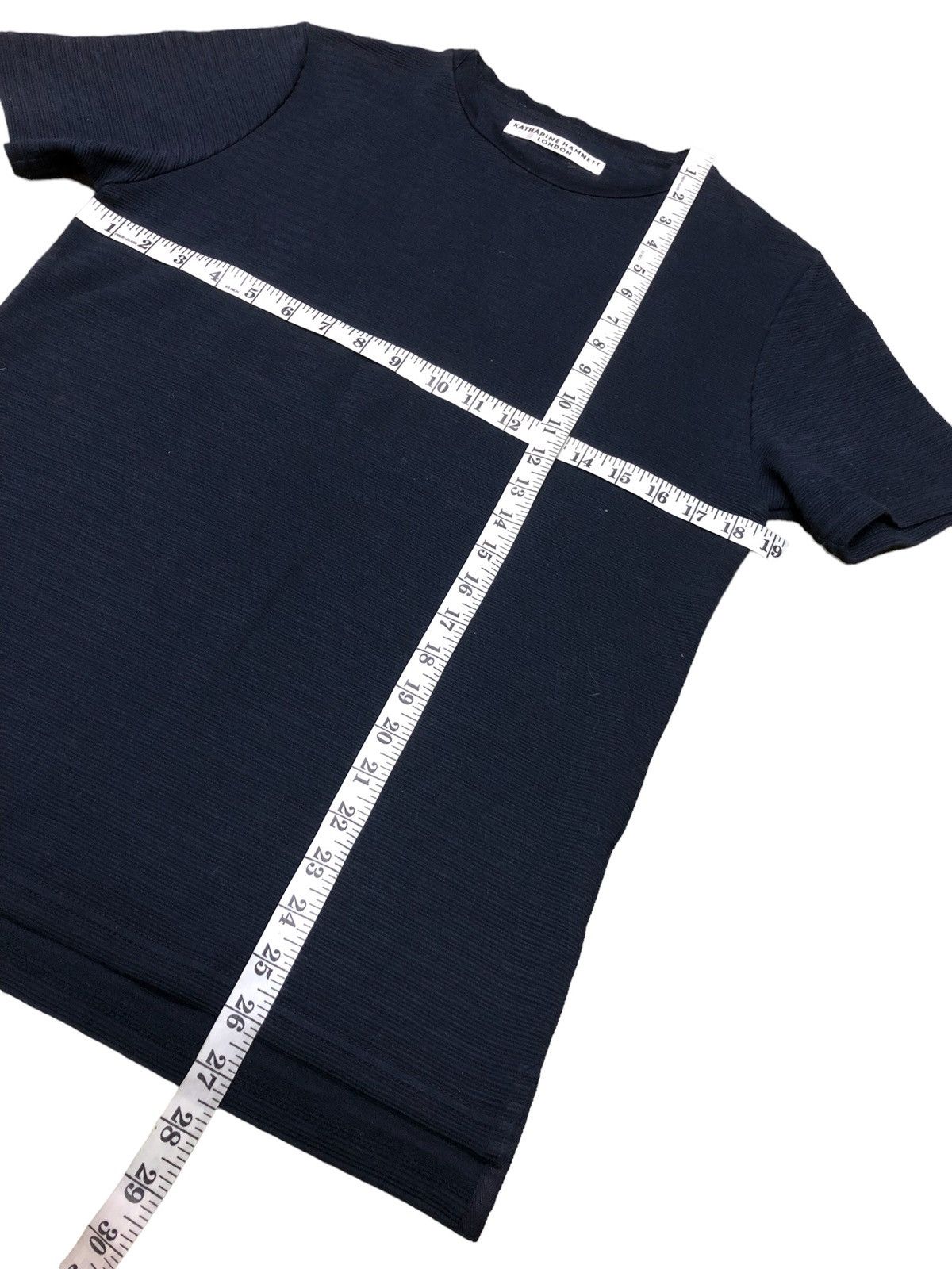 Katharine Hamnett London PLAIN BLUE TSHIRT Size US M / EU 48-50 / 2 - 7 Thumbnail