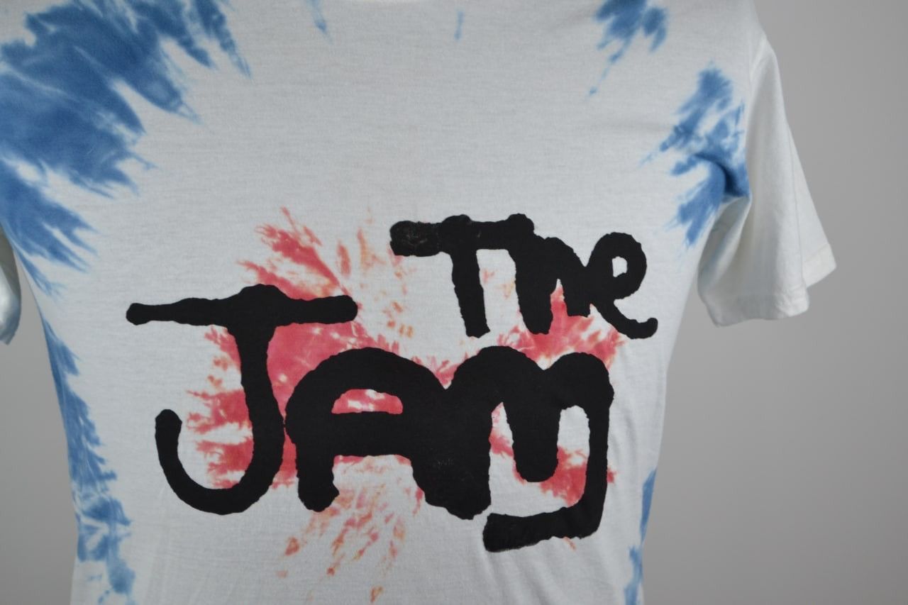 Band Tees THE JAM SPRAY WALL LOGO T-SHIRT PAUL WELLER ALL MOD CONS Size US S / EU 44-46 / 1 - 3 Thumbnail