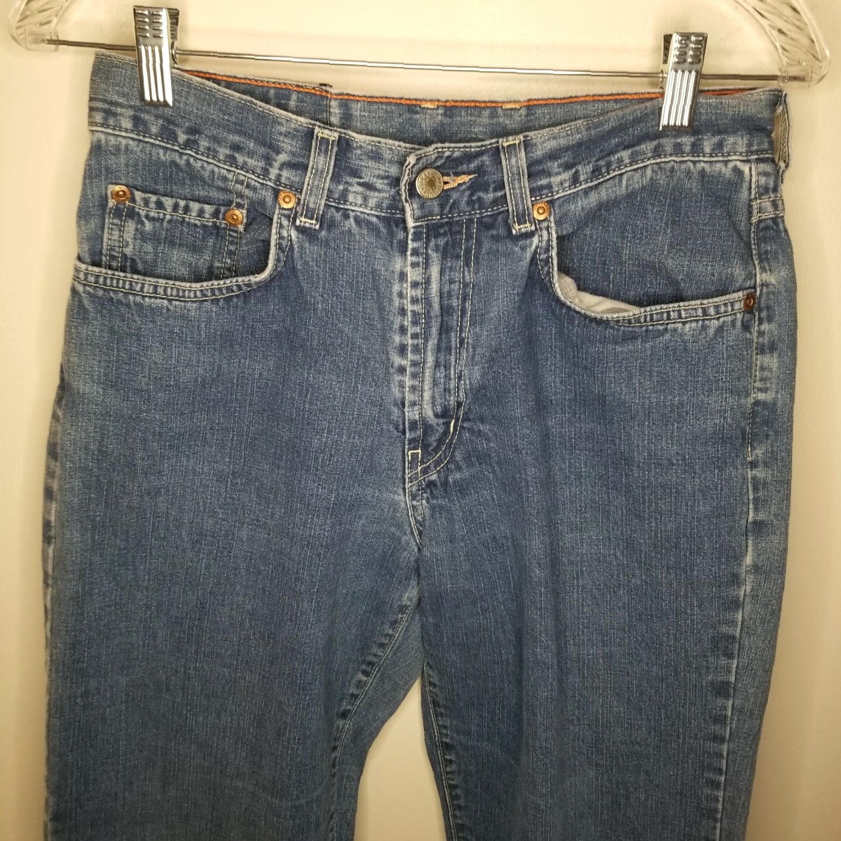 Lucky Brand LUCKY BRAND Jeans Bootcut Blue WOMEN Size 8 Low Rise Regular Inseam 32.5in Made in USA Womens Blue Jeans Size 30" / US 8 / IT 44 - 2 Thumbnail