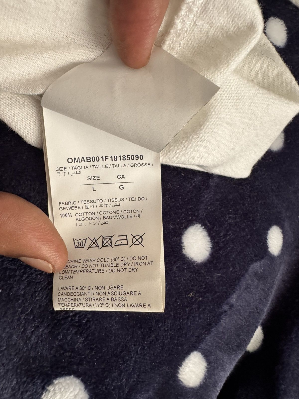 Off-White Long sleeve off white shirt Size US L / EU 52-54 / 3 - 4 Thumbnail