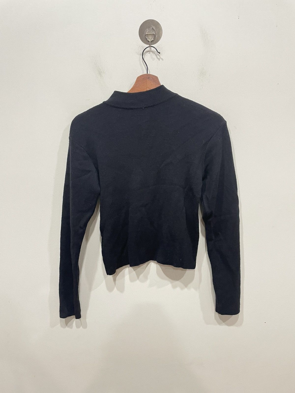 agnes b. Agnes B. High Neck Sweatshirt Size ONE SIZE - 2 Thumbnail