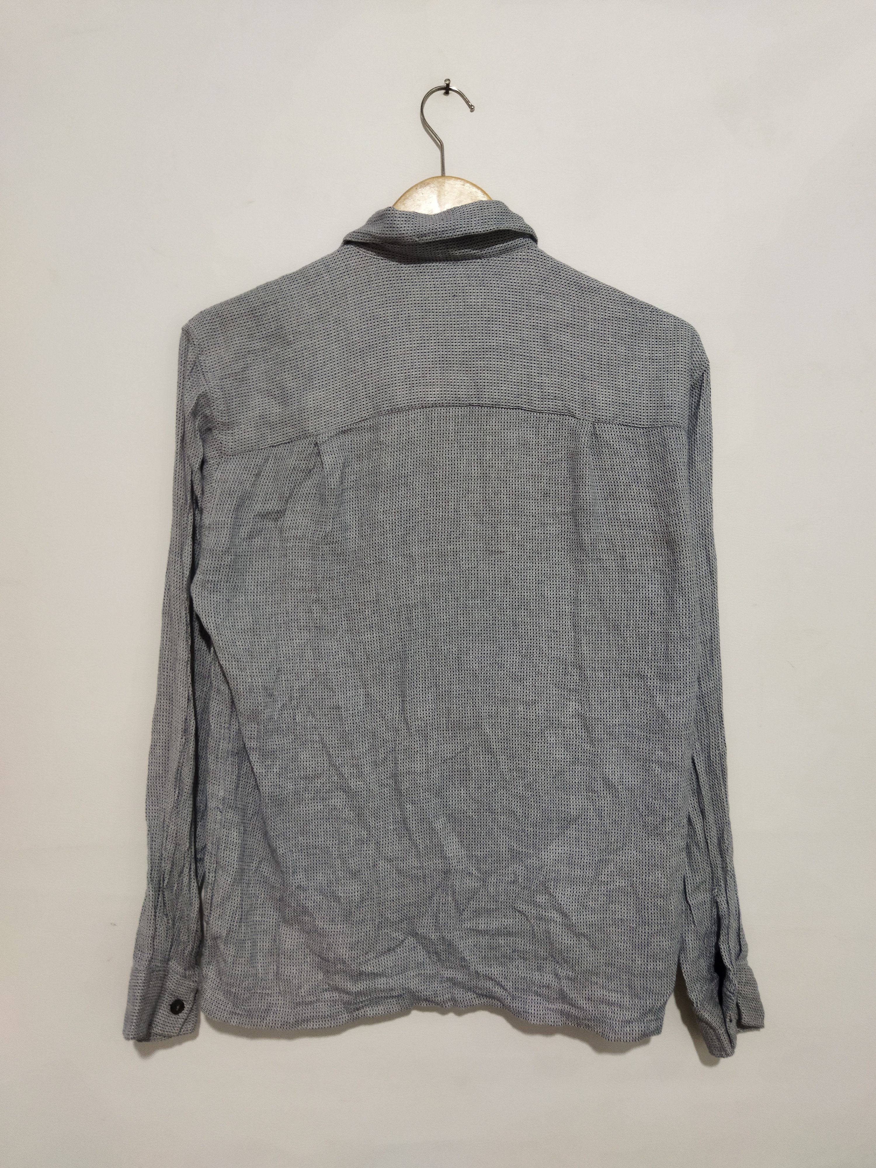 Japanese Brand Corisco Full-Zip Work Shirt–Houndstooth Grey Size US L / EU 52-54 / 3 - 7 Thumbnail