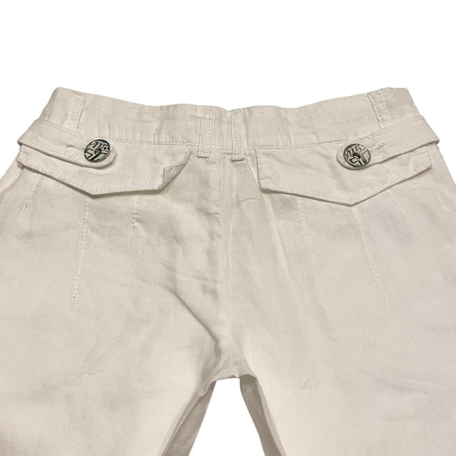 Miss Sixty VTG Y2K Miss Sixty 100% linen boho festival flared trousers Size 24" / US 00 / IT 34 - 4 Thumbnail