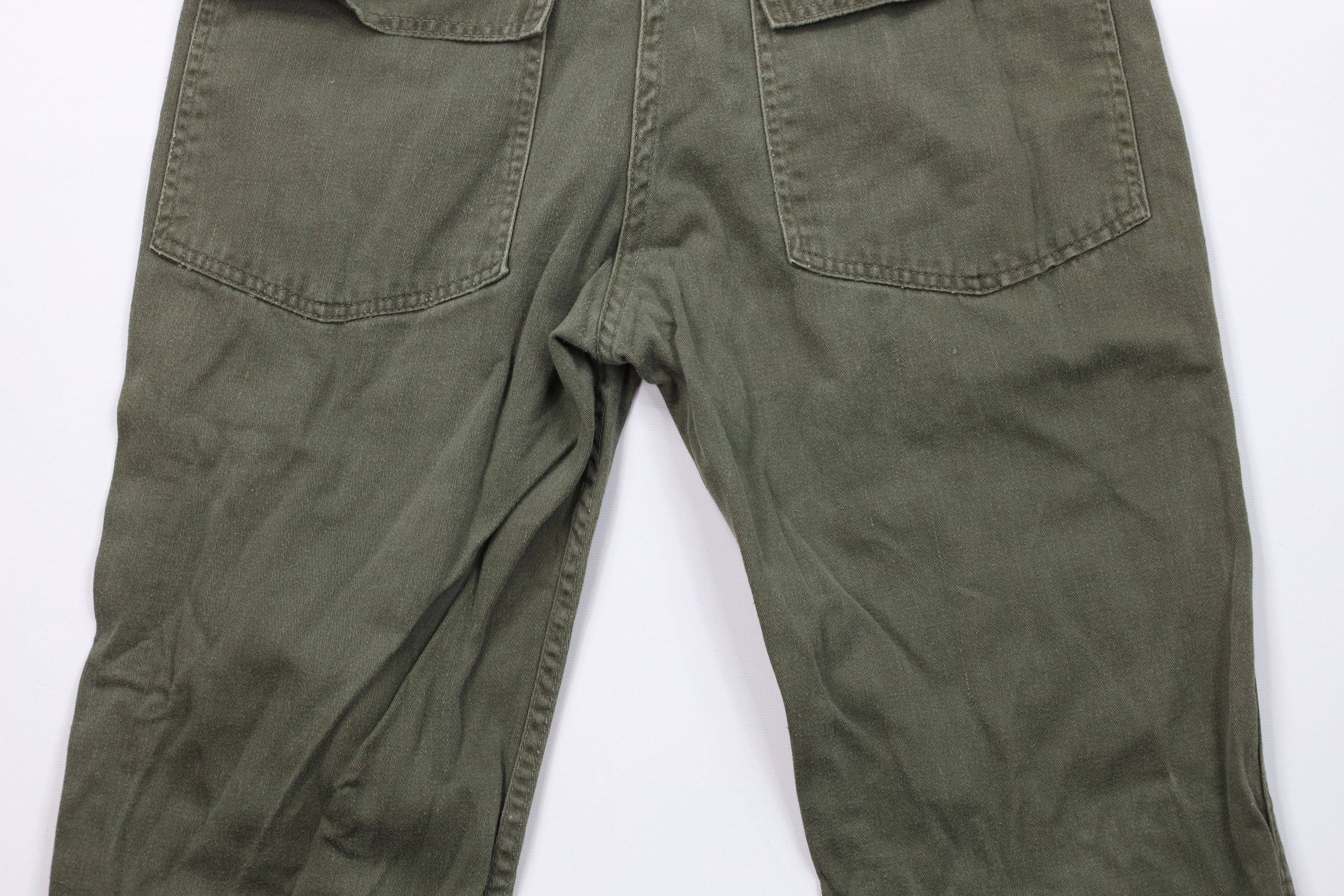 Vintage Vintage 60s 70s Military Vietnam War Field Pants Green USA Size US 34 / EU 50 - 13 Thumbnail