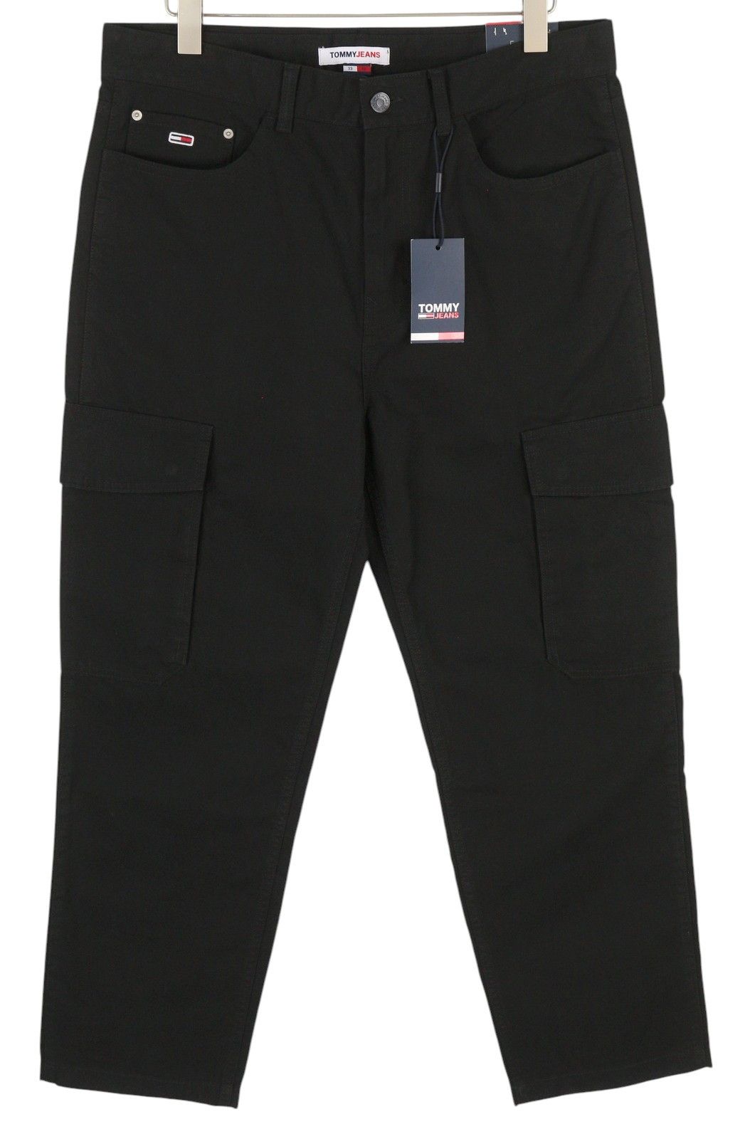 Tommy Hilfiger SKATER CARPENTER W33/L32 Black Cargo Zip Fly 85132 Size US 33 - 1 Thumbnail