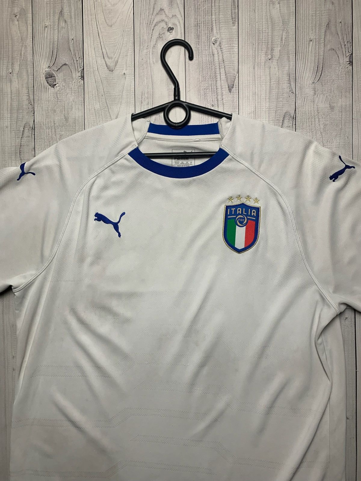 Puma × Vintage Vintage puma Italy soccer jersey size XL italia Size US XL / EU 56 / 4 - 2 Thumbnail