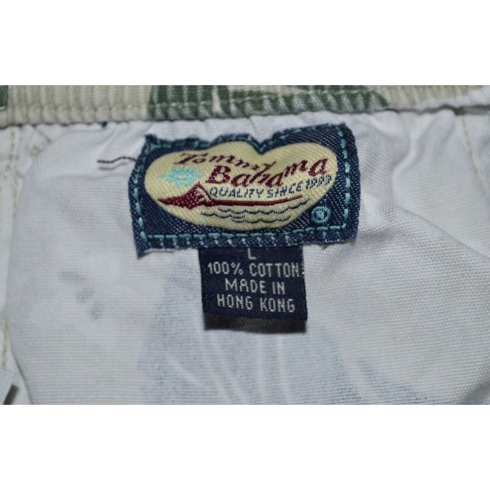 Tommy Bahama Tommy Bahama Shorts Size Large Tan Cotton Floral Tropical Drawstring Men’s Size US 31 - 3 Thumbnail