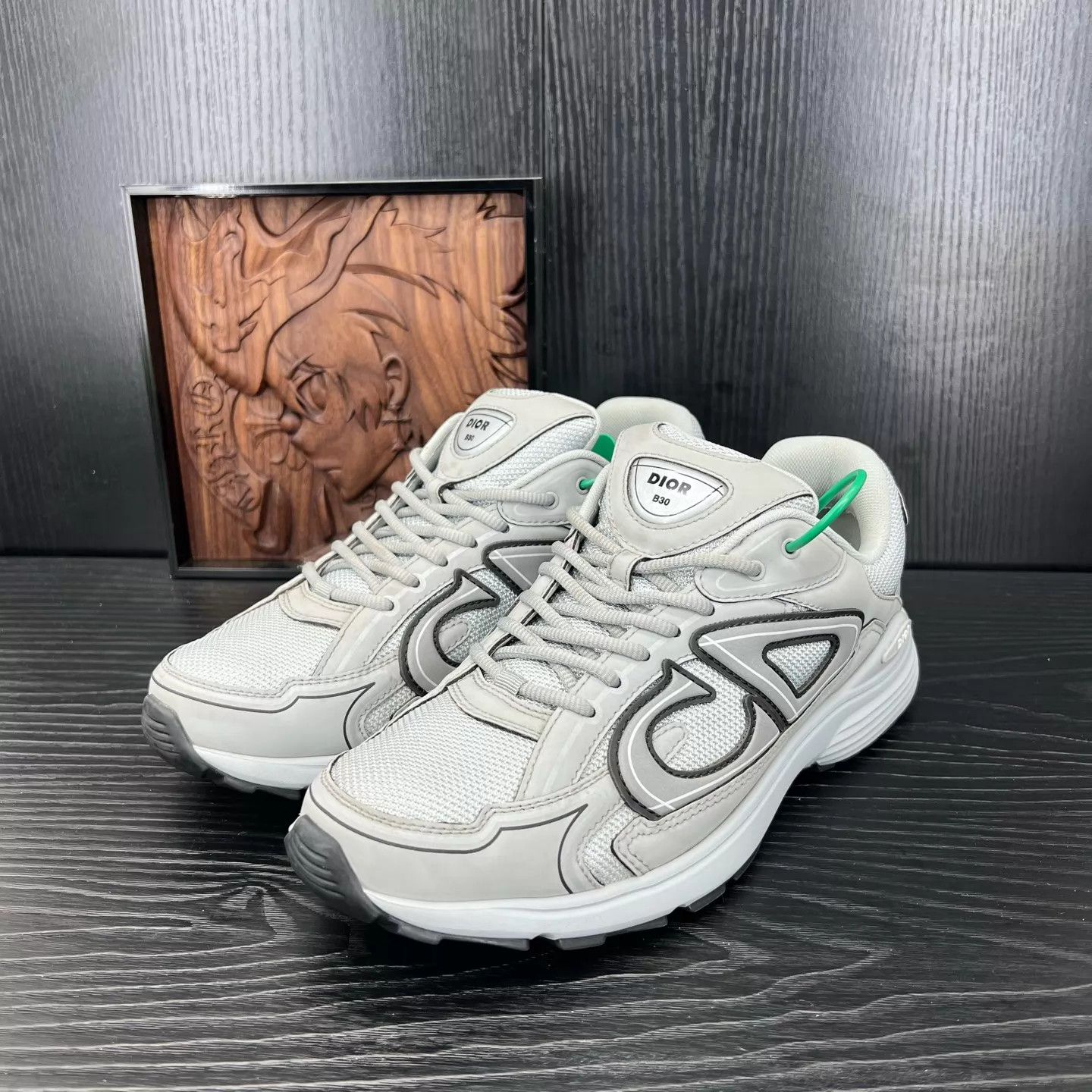 Dior Dior B30 Gray 43 Worn a few times Near New Org Box Size US 10 / EU 43 - 1 Thumbnail