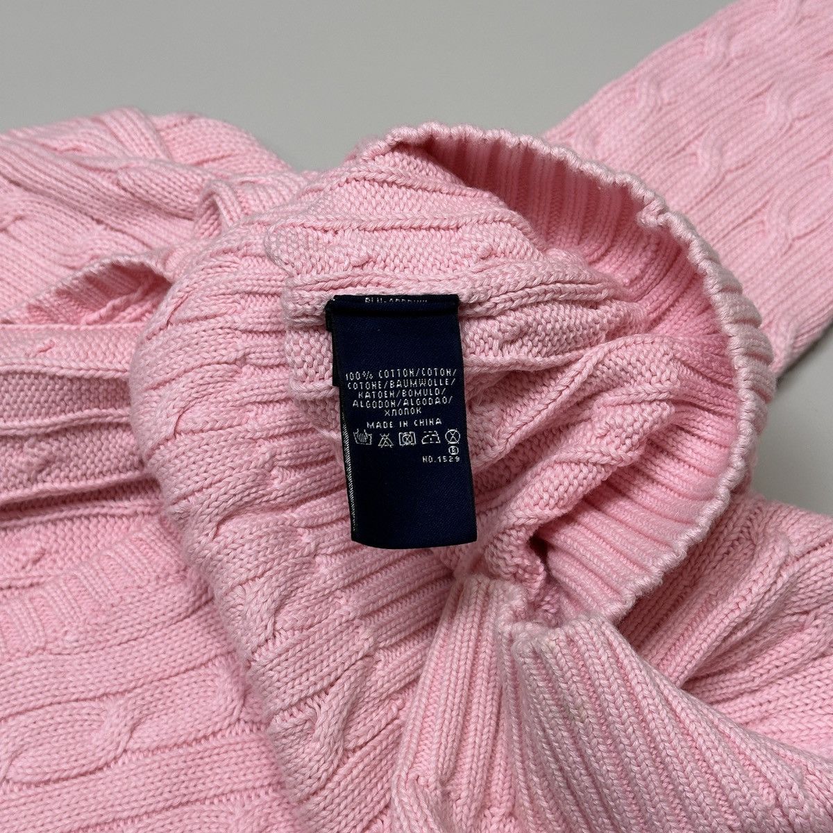 Polo Ralph Lauren Polo Ralph Lauren vintage pink cable knit sweater Size XL / US 12-14 / IT 48-50 - 6 Thumbnail