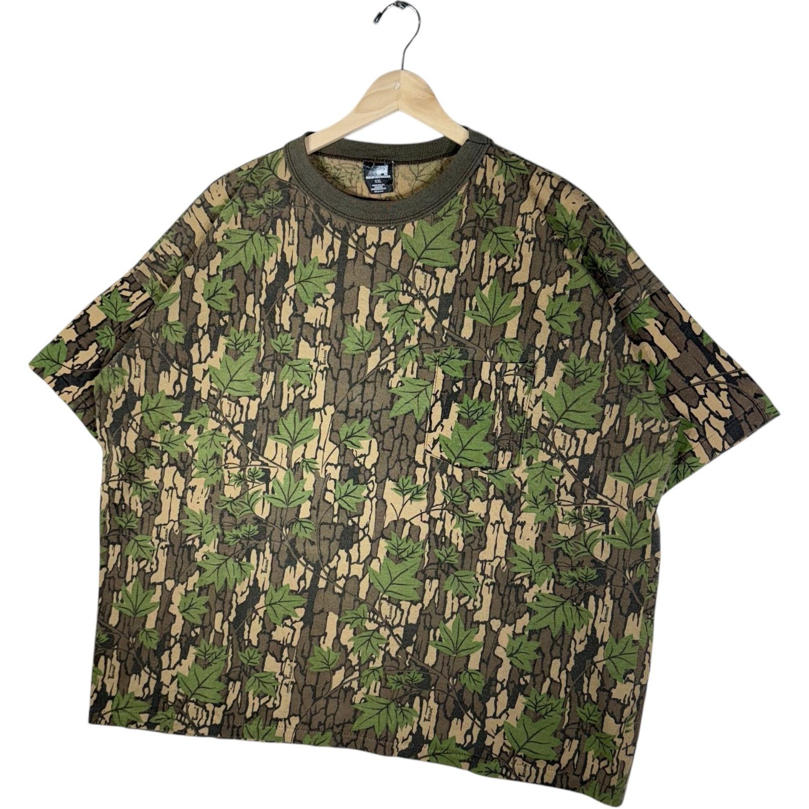 Vintage Vintage Tree Camo Pocket Tee XXL Size US XXL / EU 58 / 5 - 3 Thumbnail