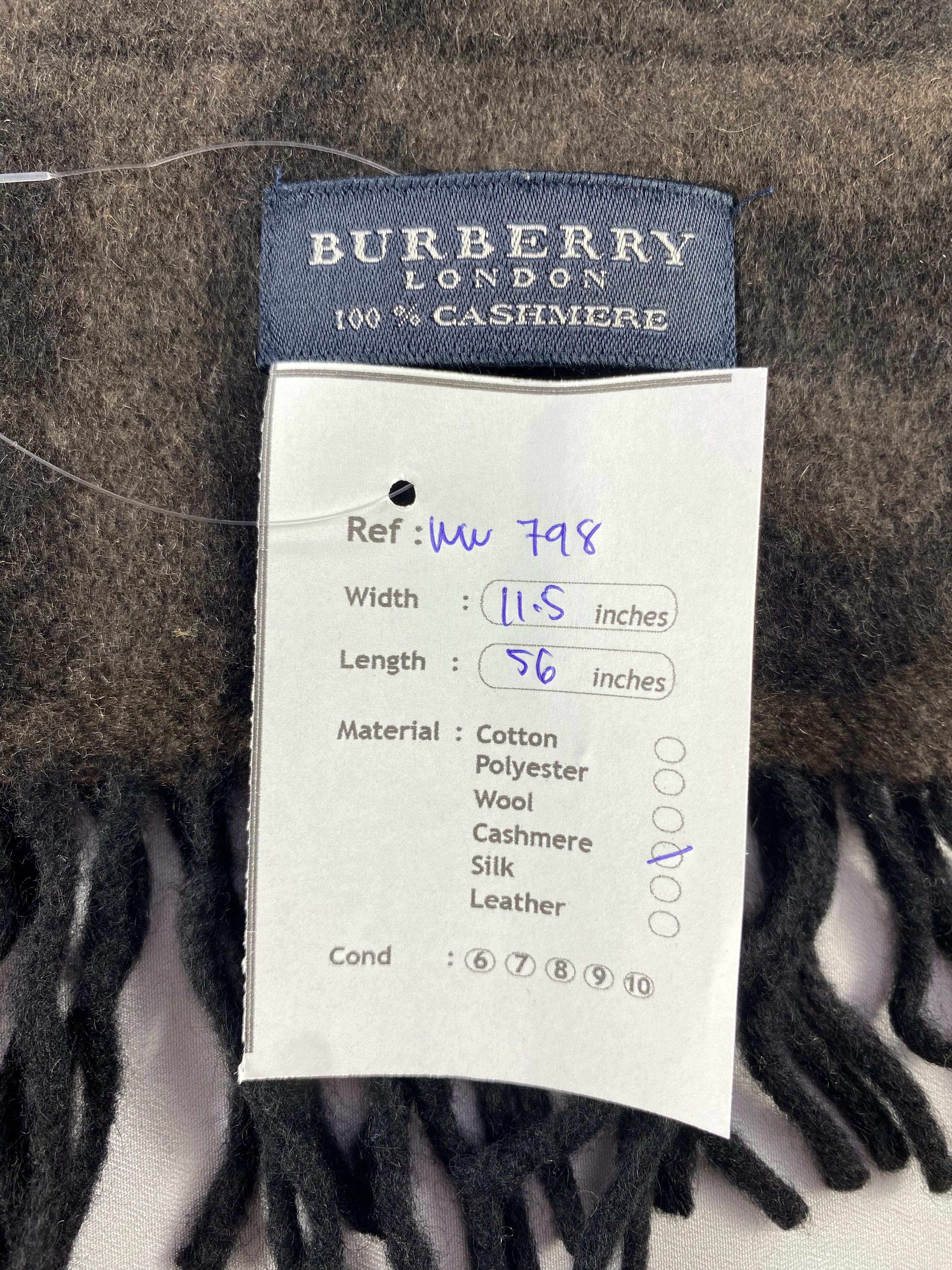 Burberry × Vintage Burberry Scarf / Muffler / Neckwear - WW798 Size ONE SIZE - 5 Thumbnail