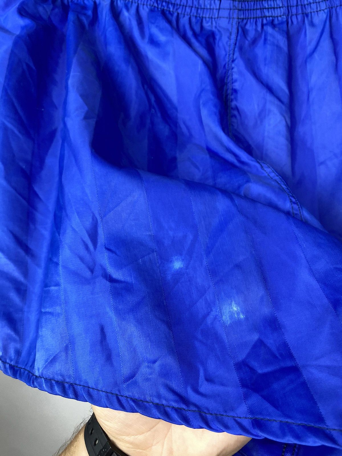 Adidas × Vintage Vintage Adidas Blue West Germany Shorts 80s Football Soccer Size US 38 / EU 54 - 11 Thumbnail