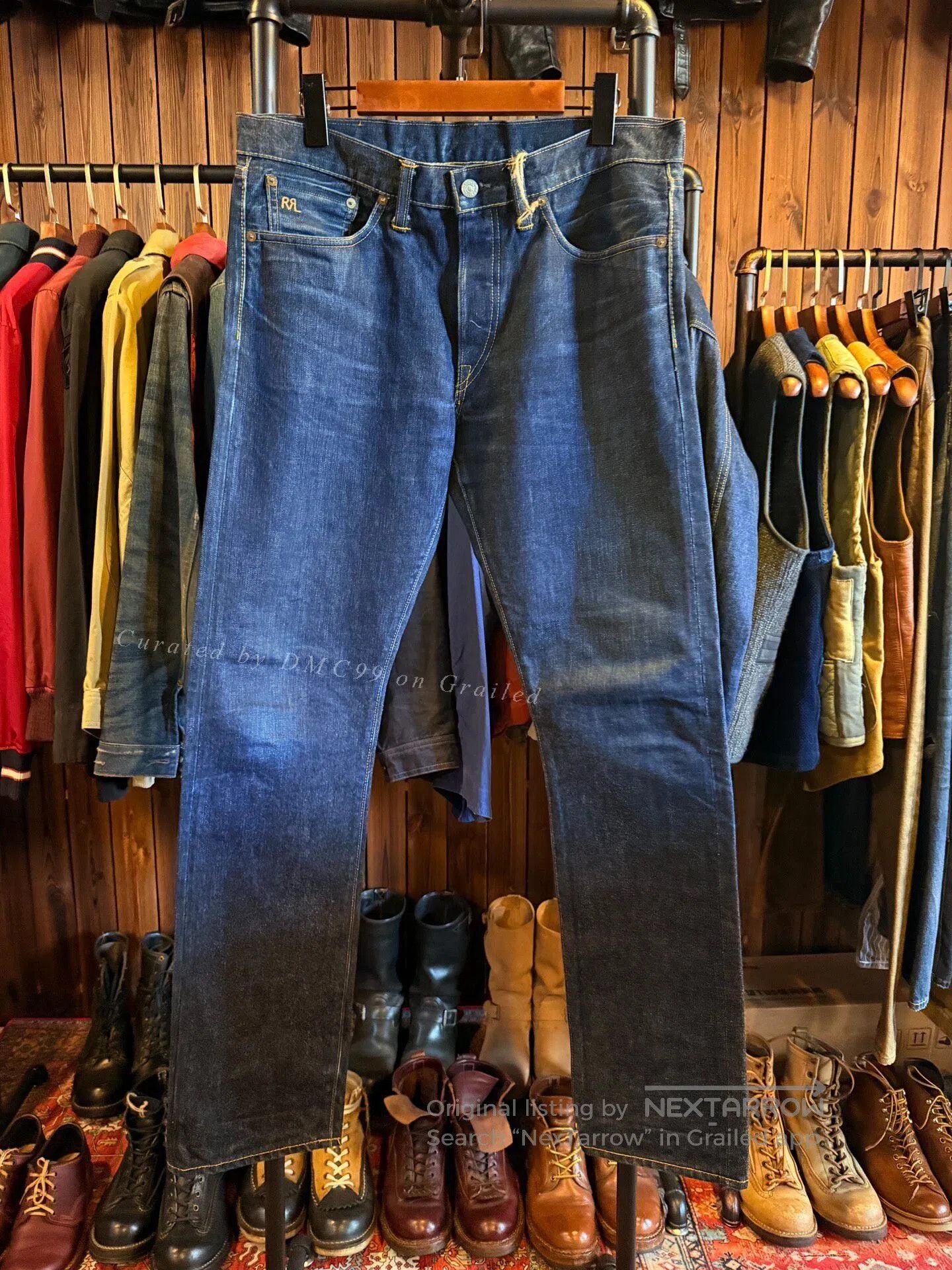 RRL Ralph Lauren RRL 32x32 Classic Blue Jeans. Size US 32 / EU 48 - 1 Thumbnail