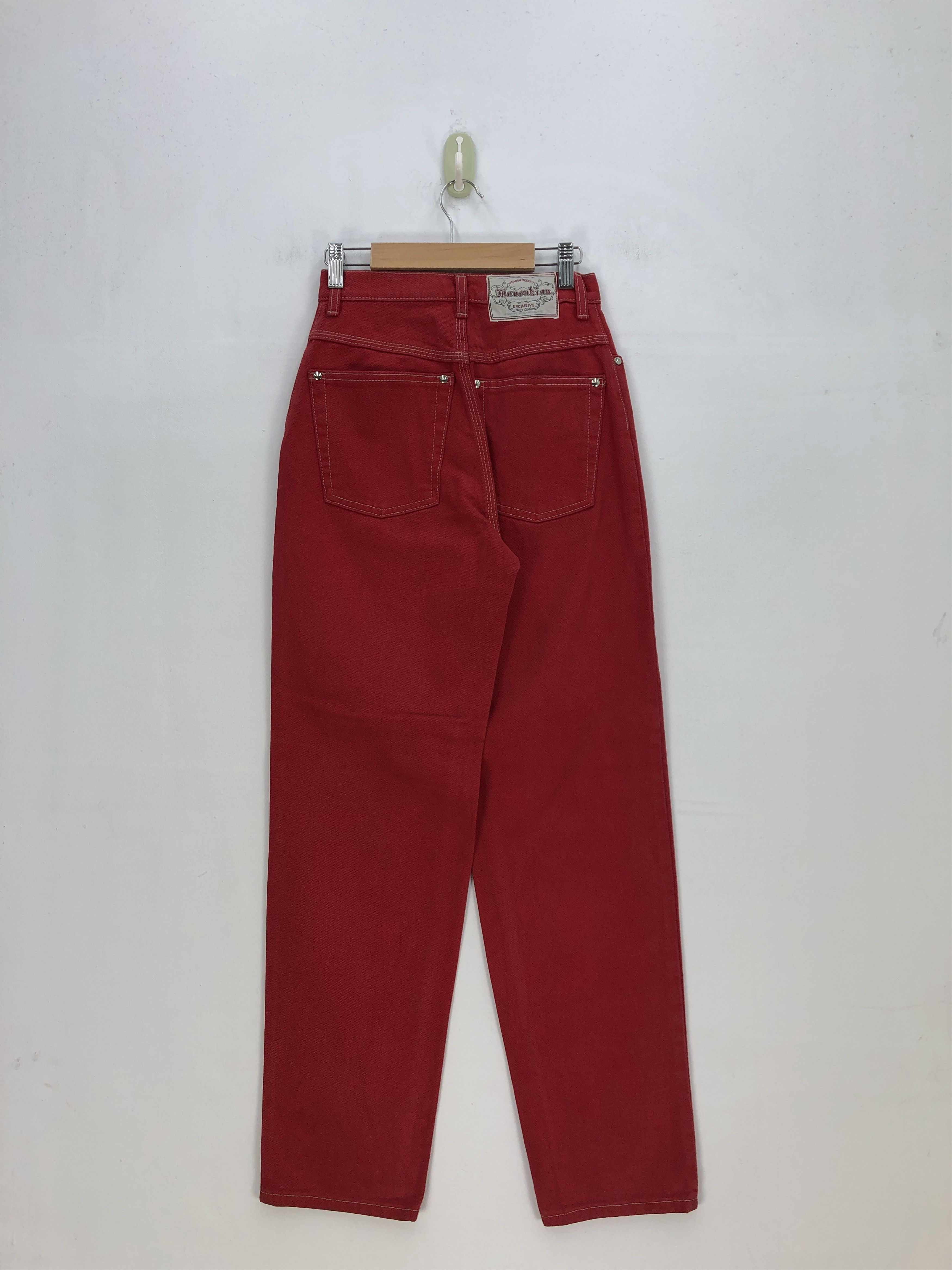 Japanese Brand Vintage Alain Manoukian Baggy Jeans Designer Denim Pants Size 24" / US 00 / IT 34 - 2 Thumbnail