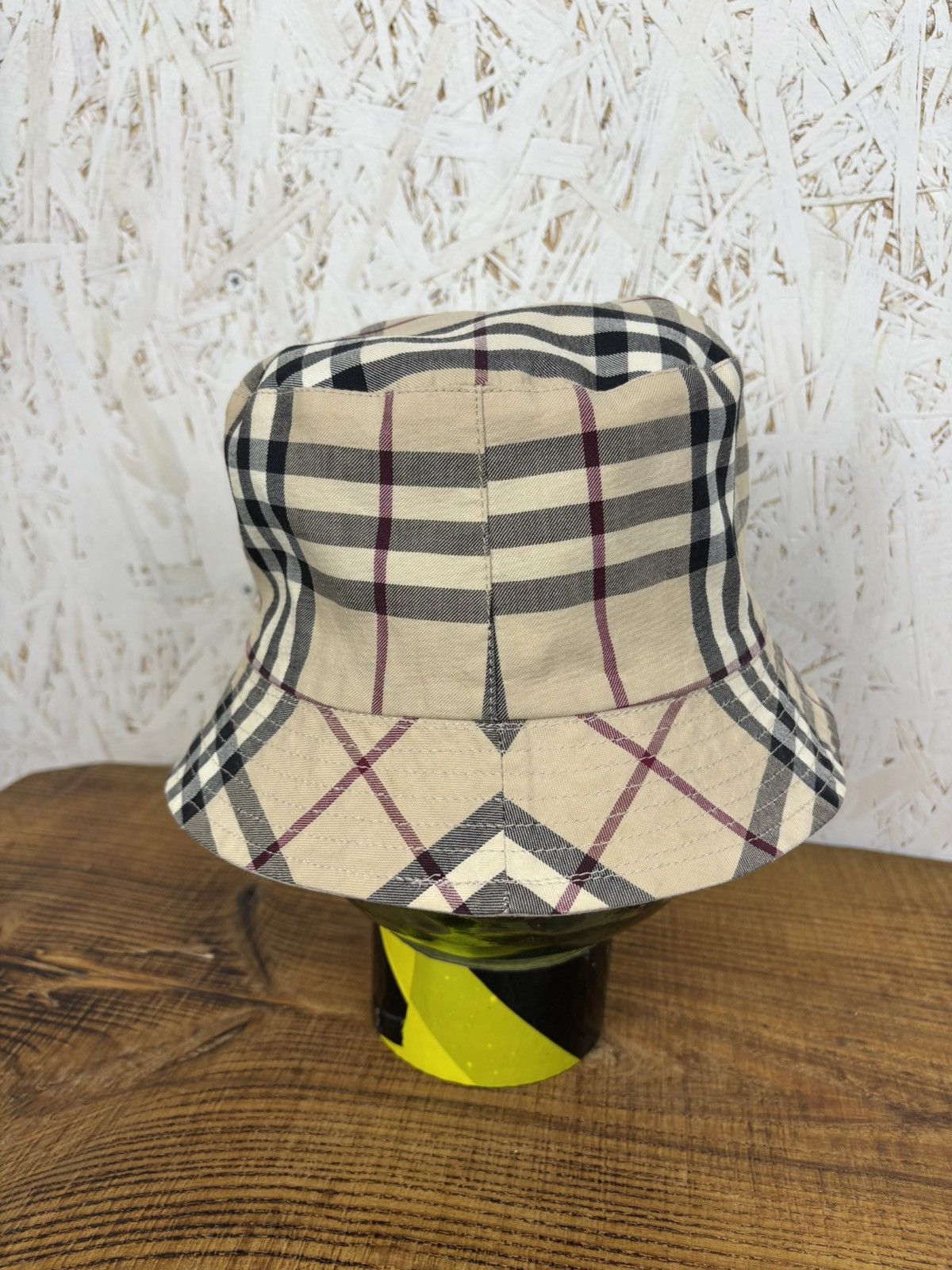 Burberry Vintage Burberry London Nova Check Reversible Bucket Hat ~S Size ONE SIZE - 4 Thumbnail