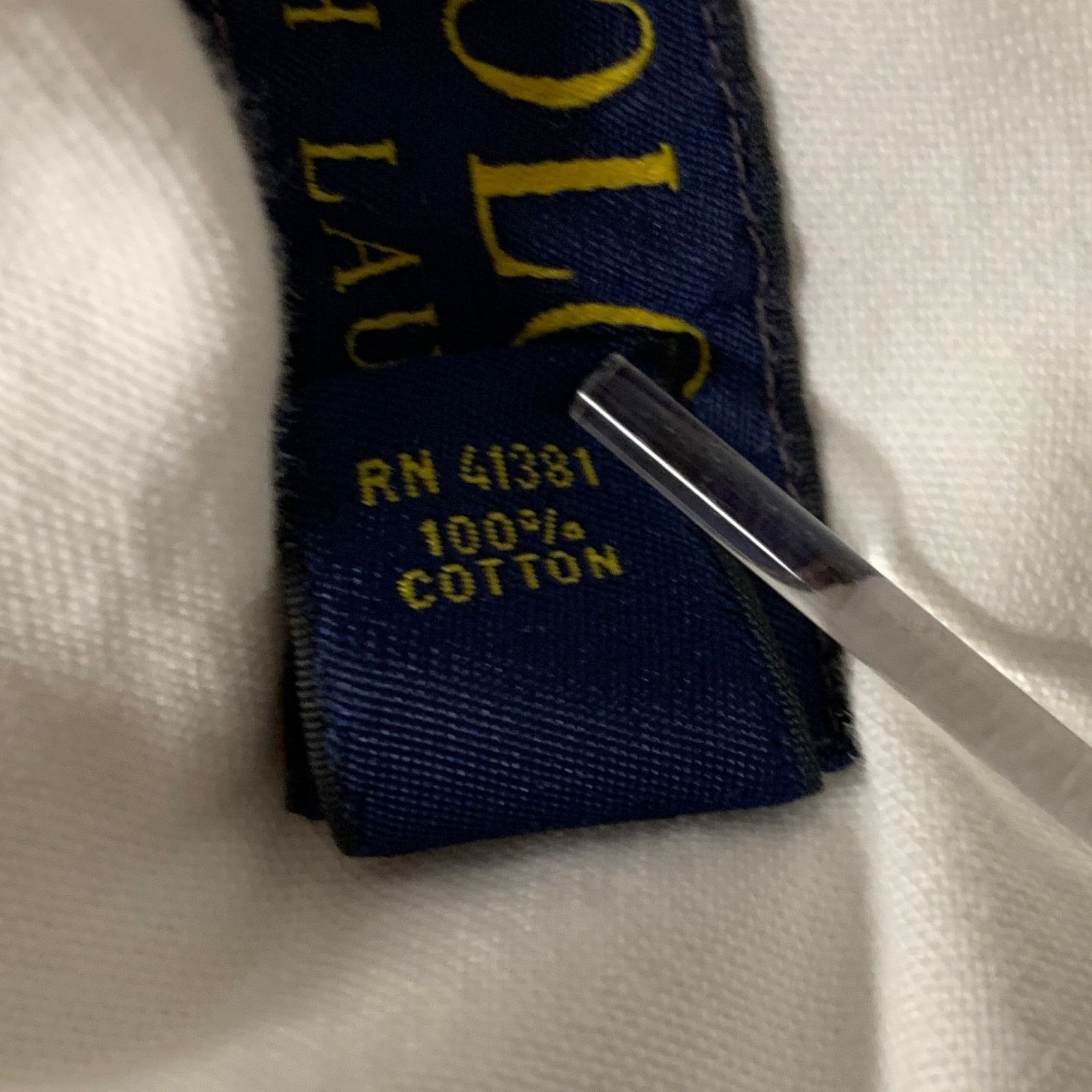 Polo Ralph Lauren POLO by RALPH LAUREN Size XXL White Cotton Long Sleeve Shirt Size US XXL / EU 58 / 5 - 6 Thumbnail