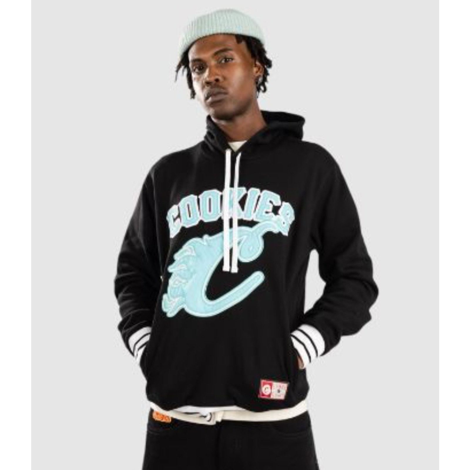 Cookies Cookies Hoodie Mens The Rolling Stones Arch Faded Black M Size US M / EU 48-50 / 2 - 1 Thumbnail