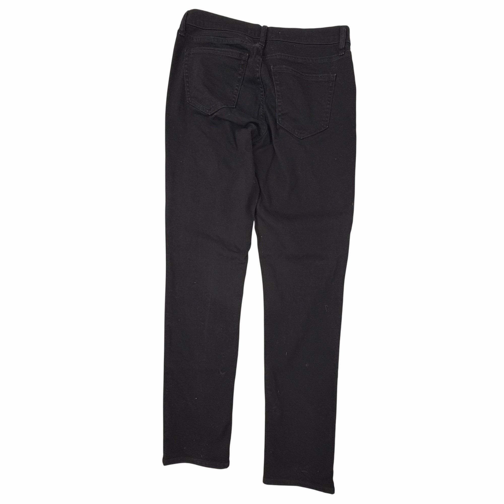 Gap Gap 1969 Women's Real Straight Classic Black Jeans Size 30L Size 30" / US 8 / IT 44 - 4 Thumbnail