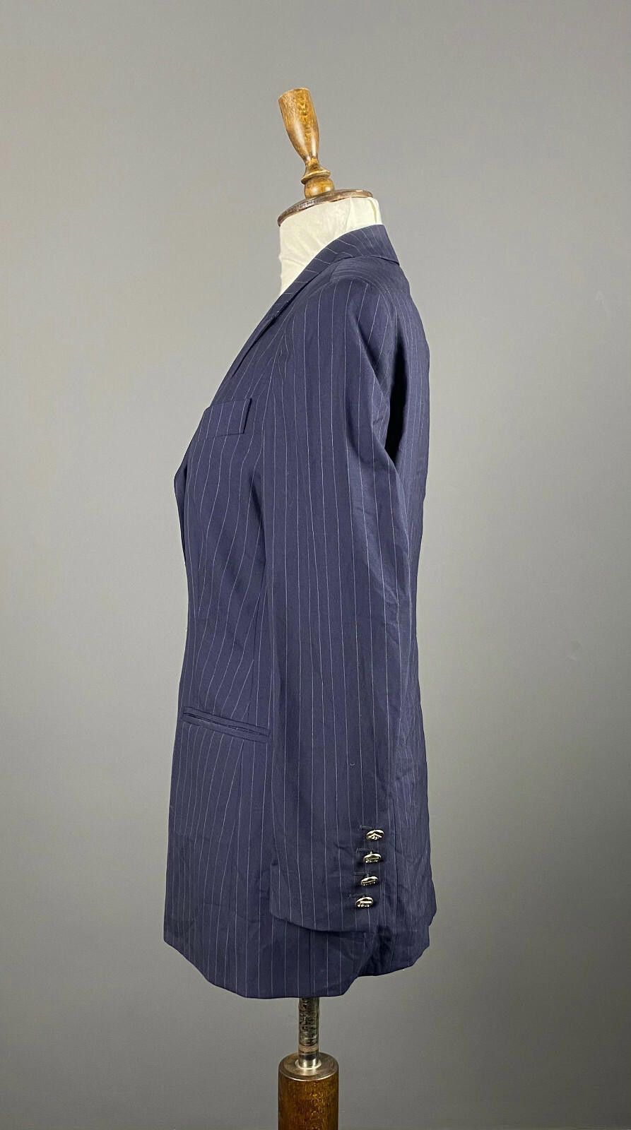 Escada Escada Navy Blue Cashmere Sport Coat Blazer Jacket Size 40 Size M / US 6-8 / IT 42-44 - 4 Thumbnail