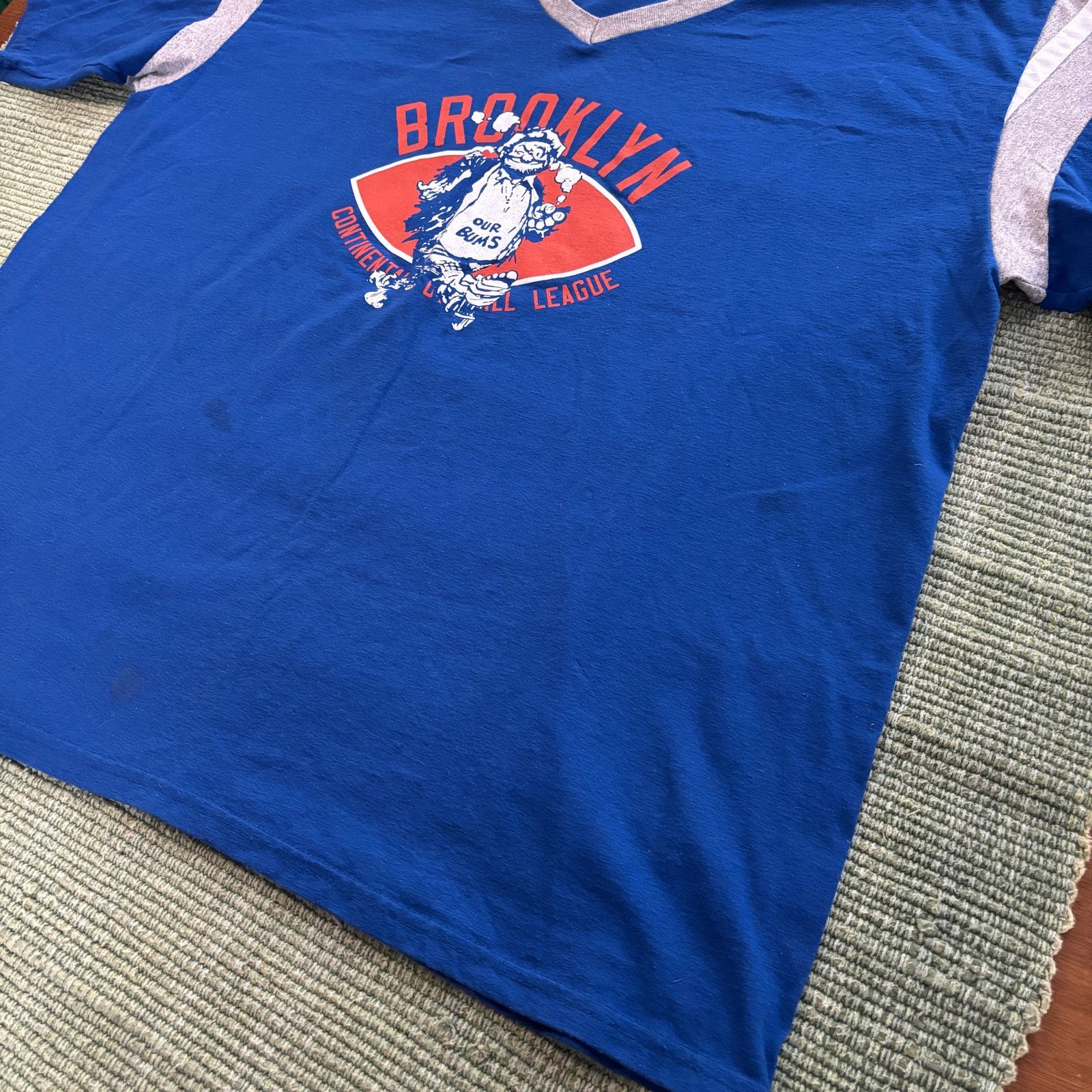 Vintage Ebbets Field Retro Brooklyn Dodgers 40s Style Our Bums Shirt Size US XL / EU 56 / 4 - 6 Thumbnail