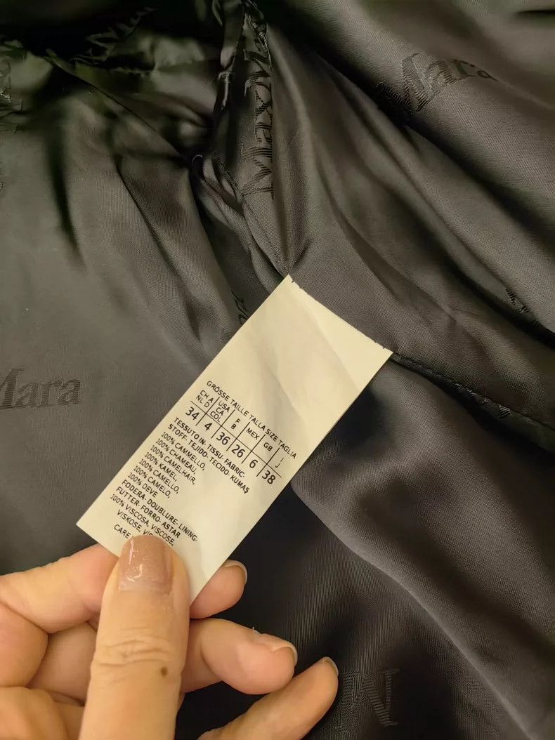 Max Mara Max Mara Black hooded bathrobe overcoat Size L / US 10 / IT 46 - 6 Thumbnail