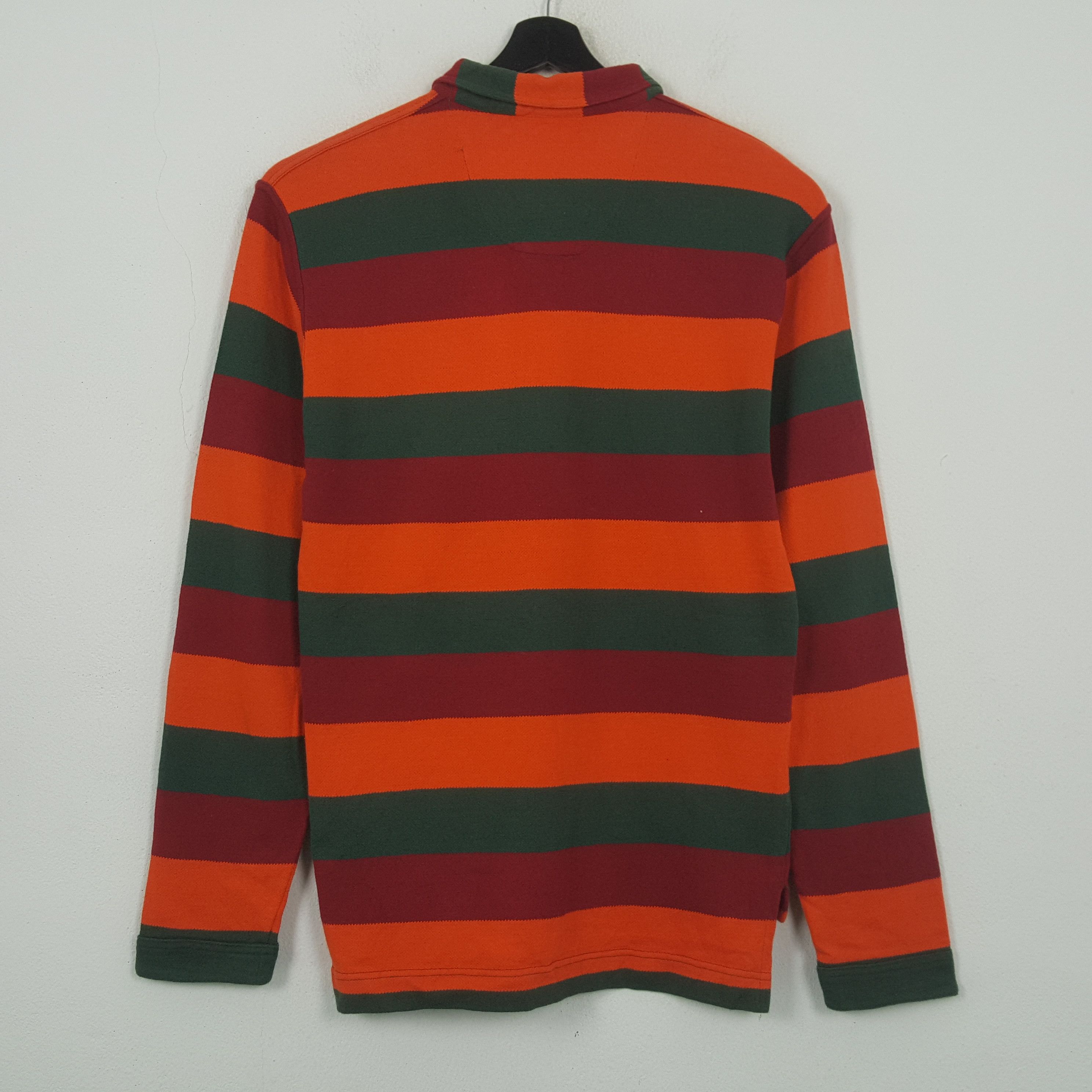 Nigel Cabourn Nigel Cabourn Fashion Stripe Design Polos RR1 Size US M / EU 48-50 / 2 - 3 Thumbnail