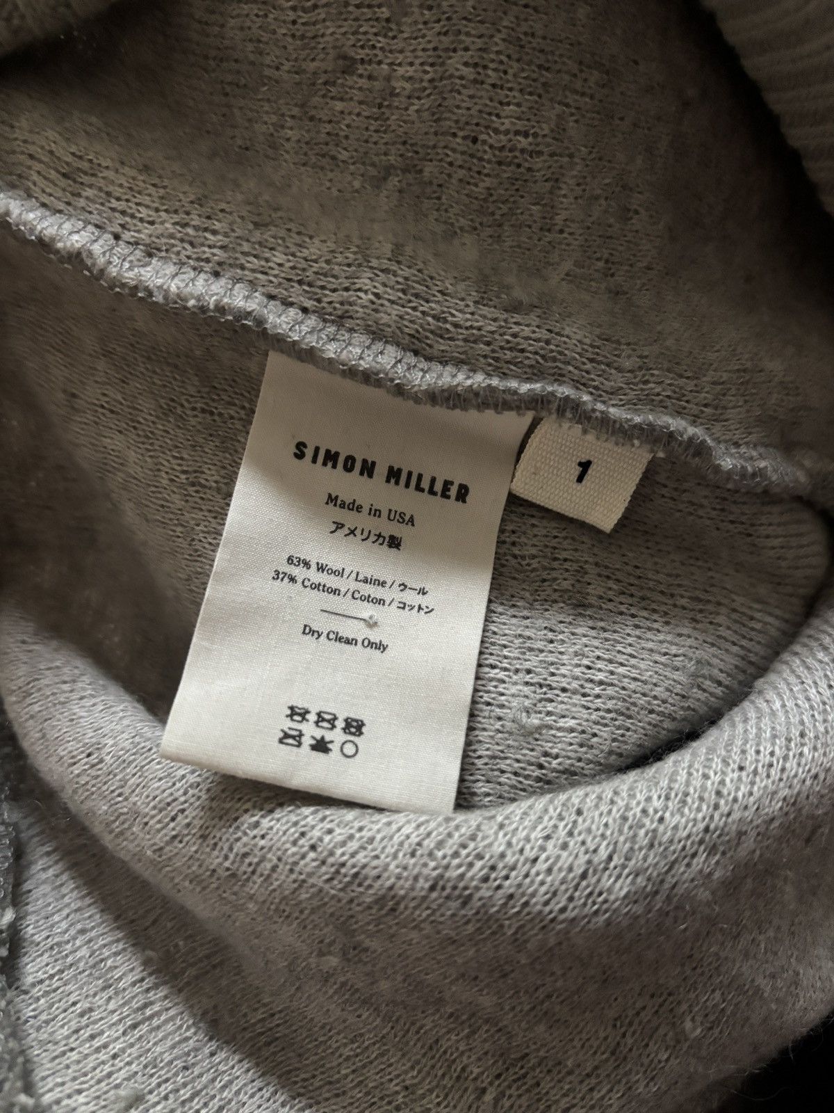 Simon Miller Simon Miller Grey Wool Cotton Knit Joggers Pants Made in USA Size US 31 - 7 Thumbnail