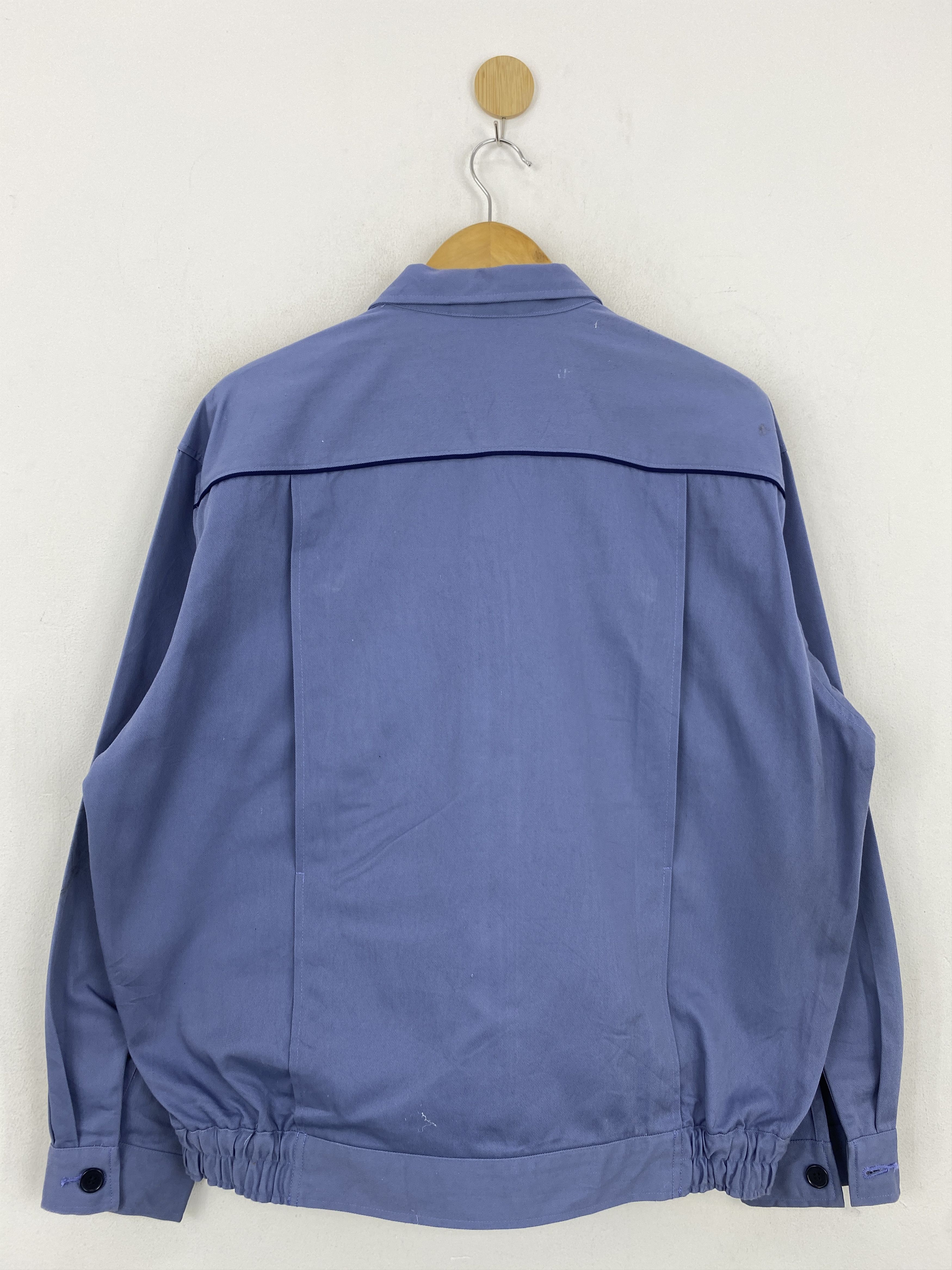 Japanese Brand Vintage Dirty Isuzu Zipper Up Worker Jacket JA0073 Size US XXL / EU 58 / 5 - 3 Thumbnail