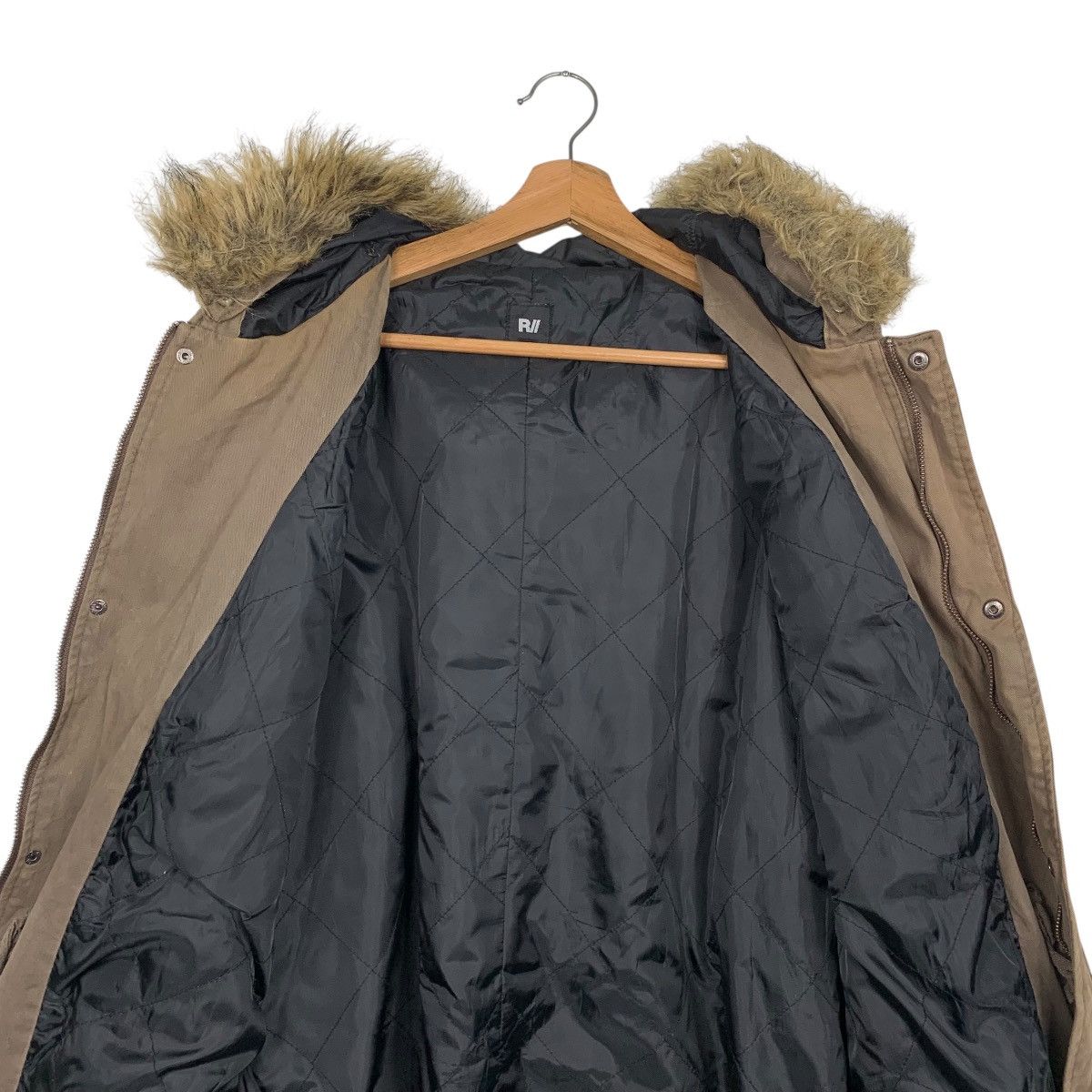 Japanese Brand Japanese Brand R11 Hooded Military Parka Size US XXL / EU 58 / 5 - 13 Thumbnail