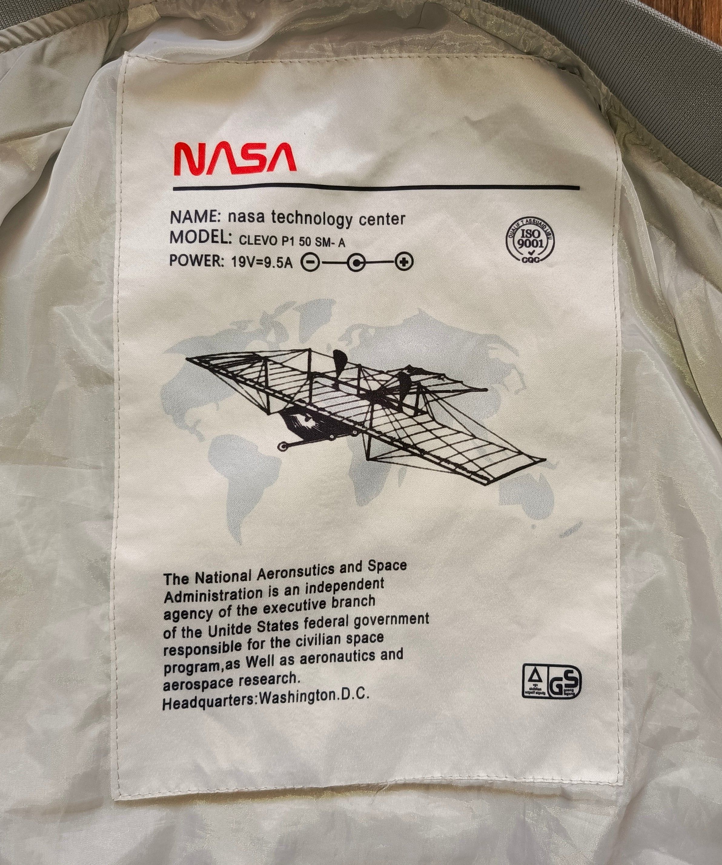 Vintage Bomber NASA Size US M / EU 48-50 / 2 - 5 Thumbnail