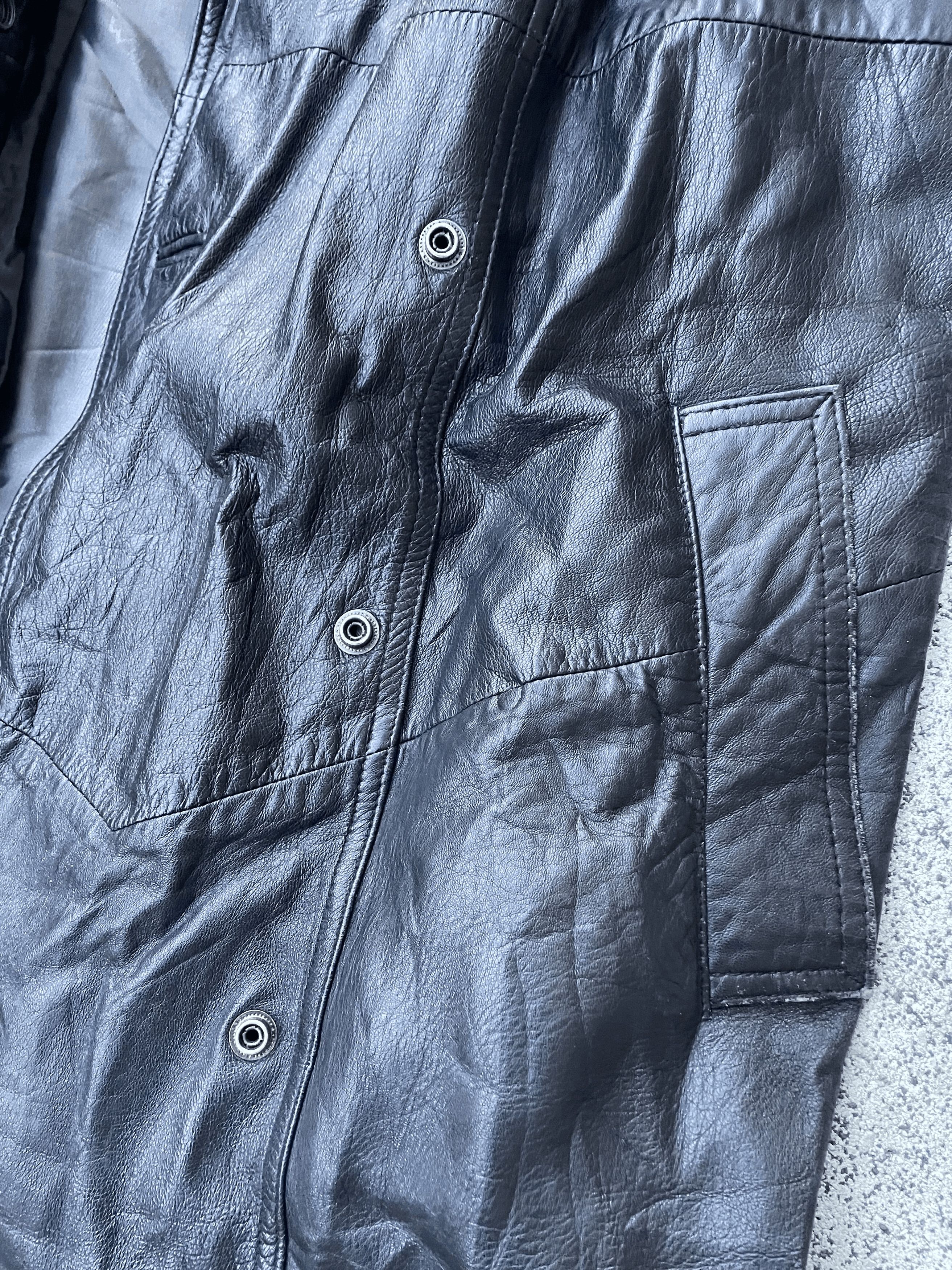 Vintage × Wilsons Leather Vintage Wilsons Leather Double Breasted Trenchcoat Size US M / EU 48-50 / 2 - 4 Thumbnail