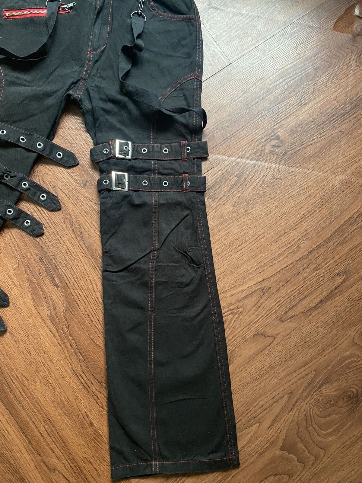 If Six Was Nine Deorart Bondage Flare Pants Size US 28 / EU 44 - 6 Thumbnail