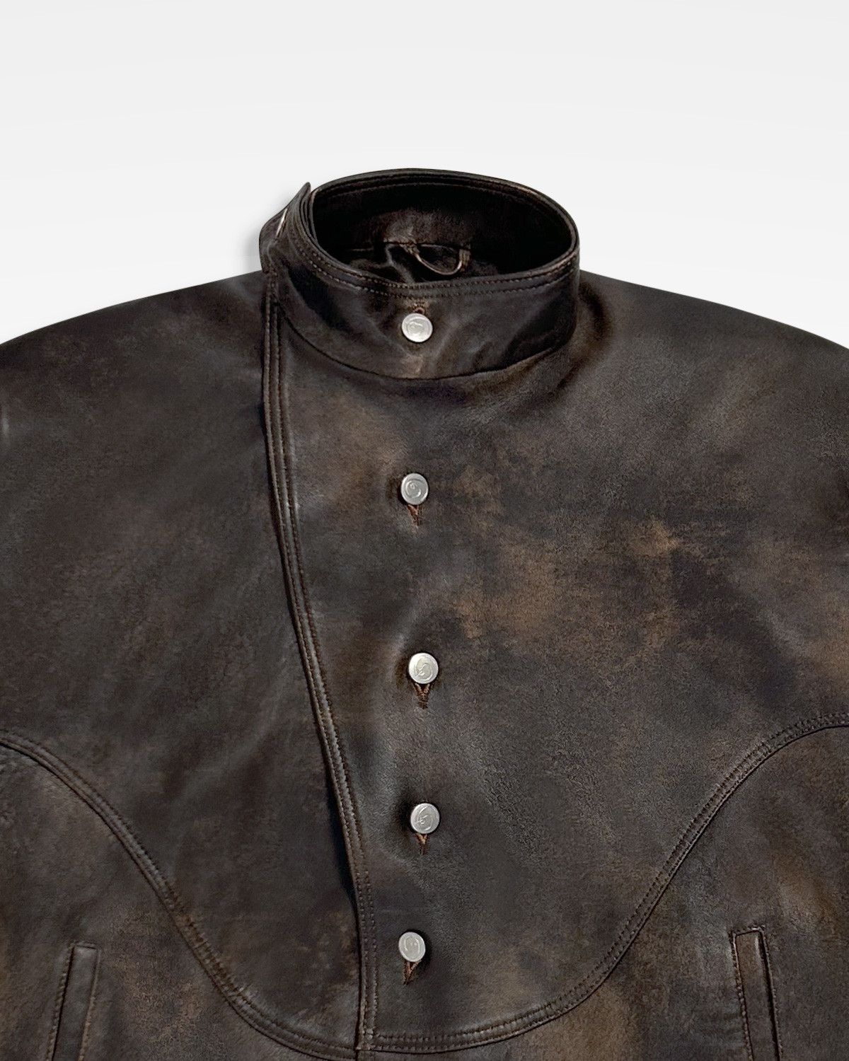 Lueder Lueder, SS25 Distressed Leather Ranger Jacket Size US L / EU 52-54 / 3 - 3 Thumbnail