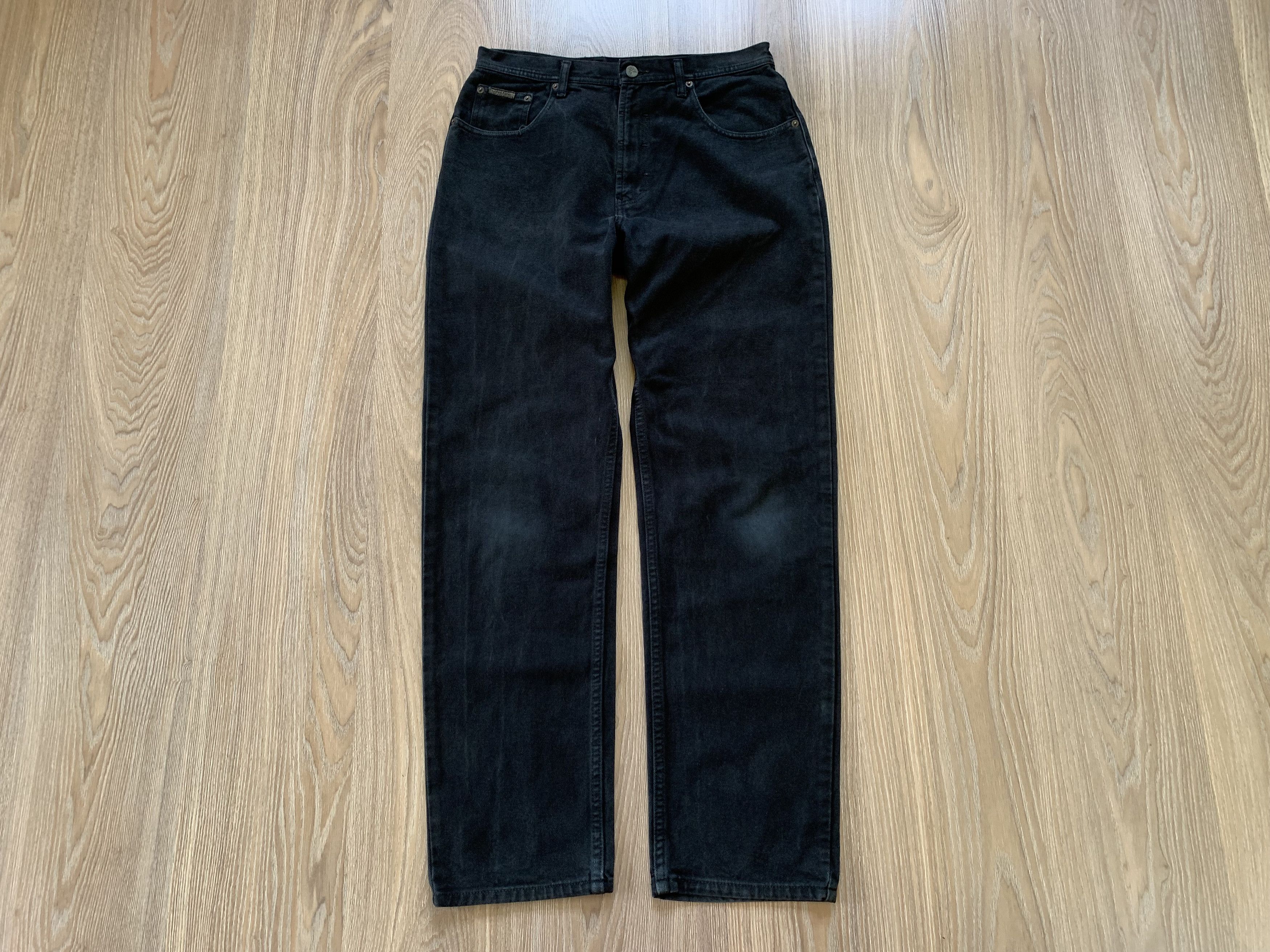 Calvin Klein × Denime Vintage Calvin Klein Black Denim Jeans Size US 32 / EU 48 - 2 Thumbnail