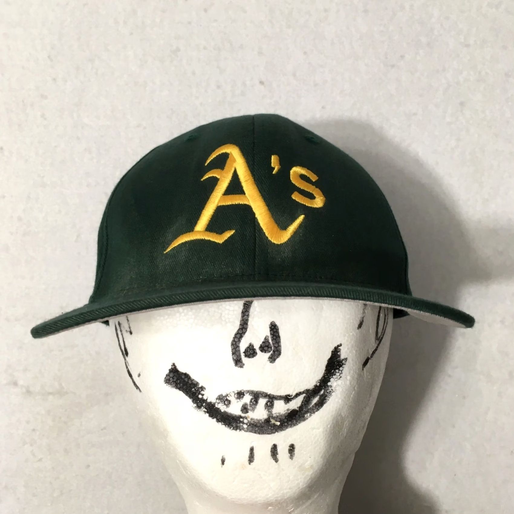 New Era Oakland A's Hat cap green flex fit small/medium Size ONE SIZE - 2 Thumbnail