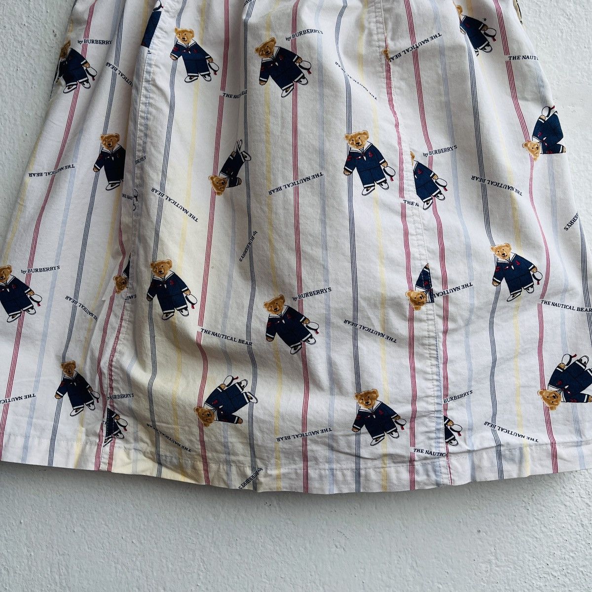 Burberry × Vintage Real Vintage Burberrys The Nautical Bear Monogram Skirts Size 26" / US 2 / IT 38 - 13 Thumbnail