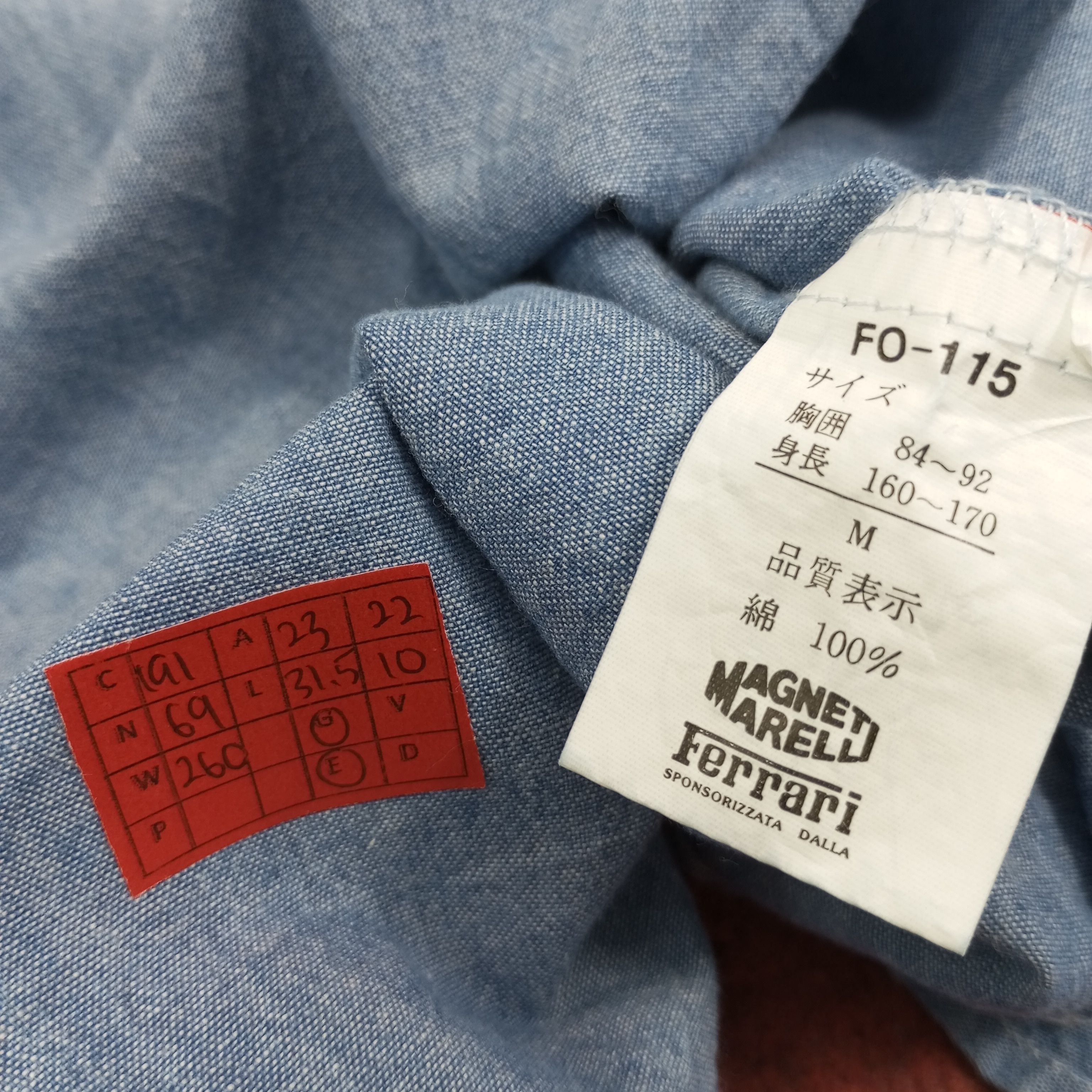 Ferrari × Vintage Ferrari Magneti Marelli Embroidery Design Casual Style Shirt Size US L / EU 52-54 / 3 - 12 Thumbnail