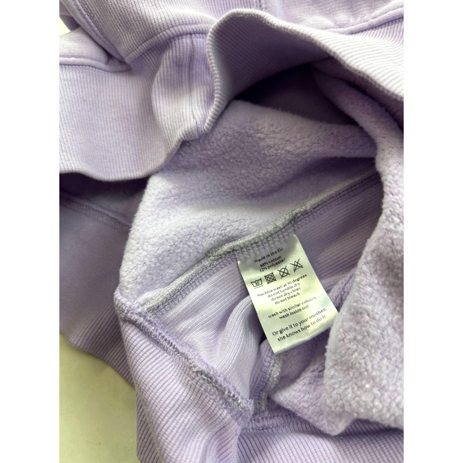 Vintage Collect The Label Sweatshirt Adult Medium Purple Graphic Print Pullover Crew Neck Cotton Fleece Mens Size US M / EU 48-50 / 2 - 6 Thumbnail
