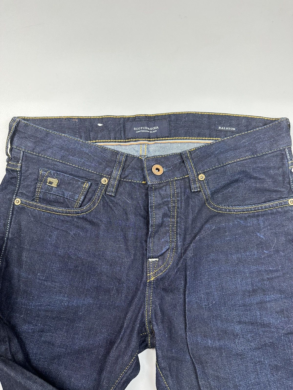Scotch & Soda Scotch&Soda Dark blue solid Skinny Jeans Size US 30 / EU 46 - 3 Thumbnail