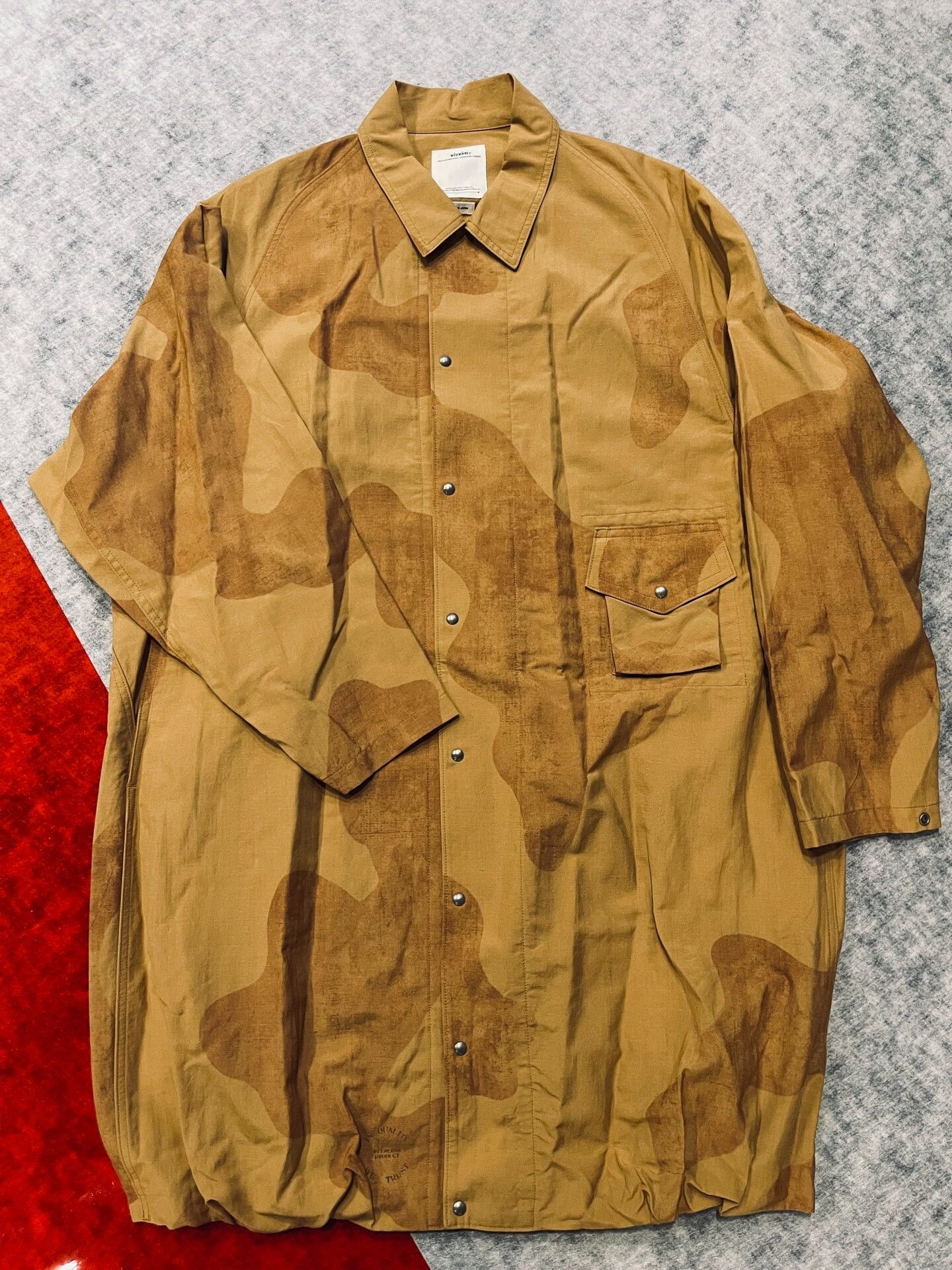 Visvim Visvim Four Winds Wind Coat Beige Camo Size US M / EU 48-50 / 2 - 1 Thumbnail