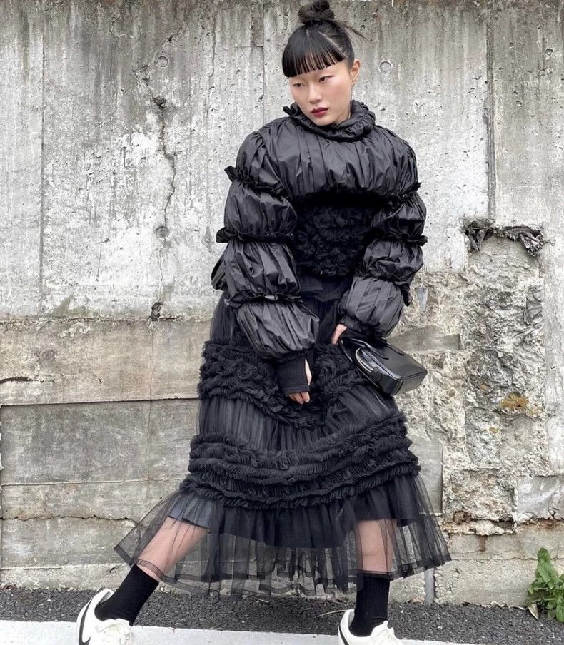 Comme des Garcons Comme Des Garcons Polyester zipper hollowed-out down jacke Size S / US 4 / IT 40 - 5 Thumbnail