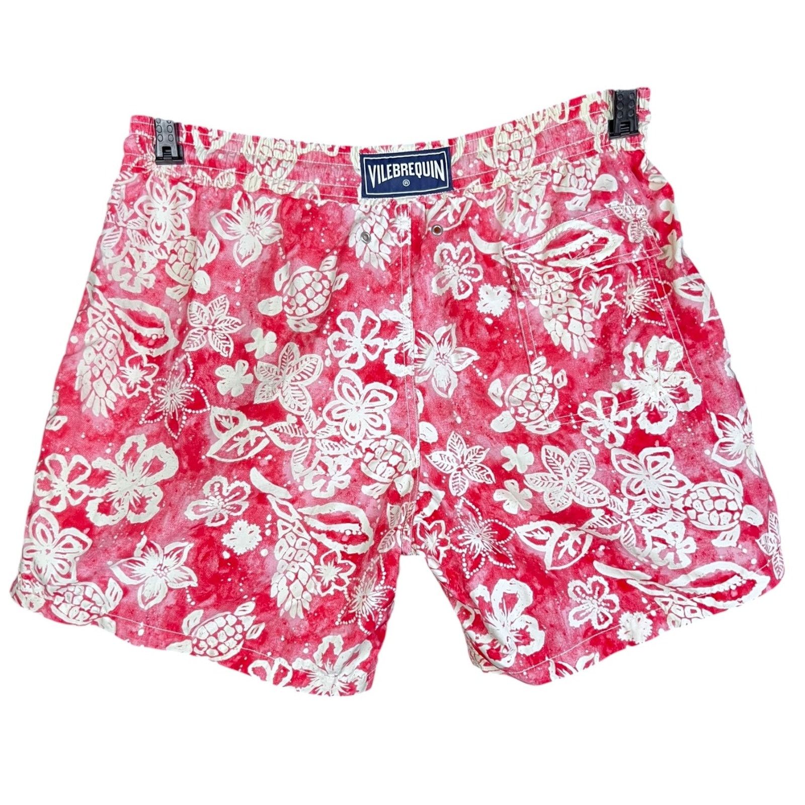 Vilebrequin Vilebrequin Red & White Turtle Board Shorts -$350 Retail- XL Size US 36 / EU 52 - 2 Thumbnail