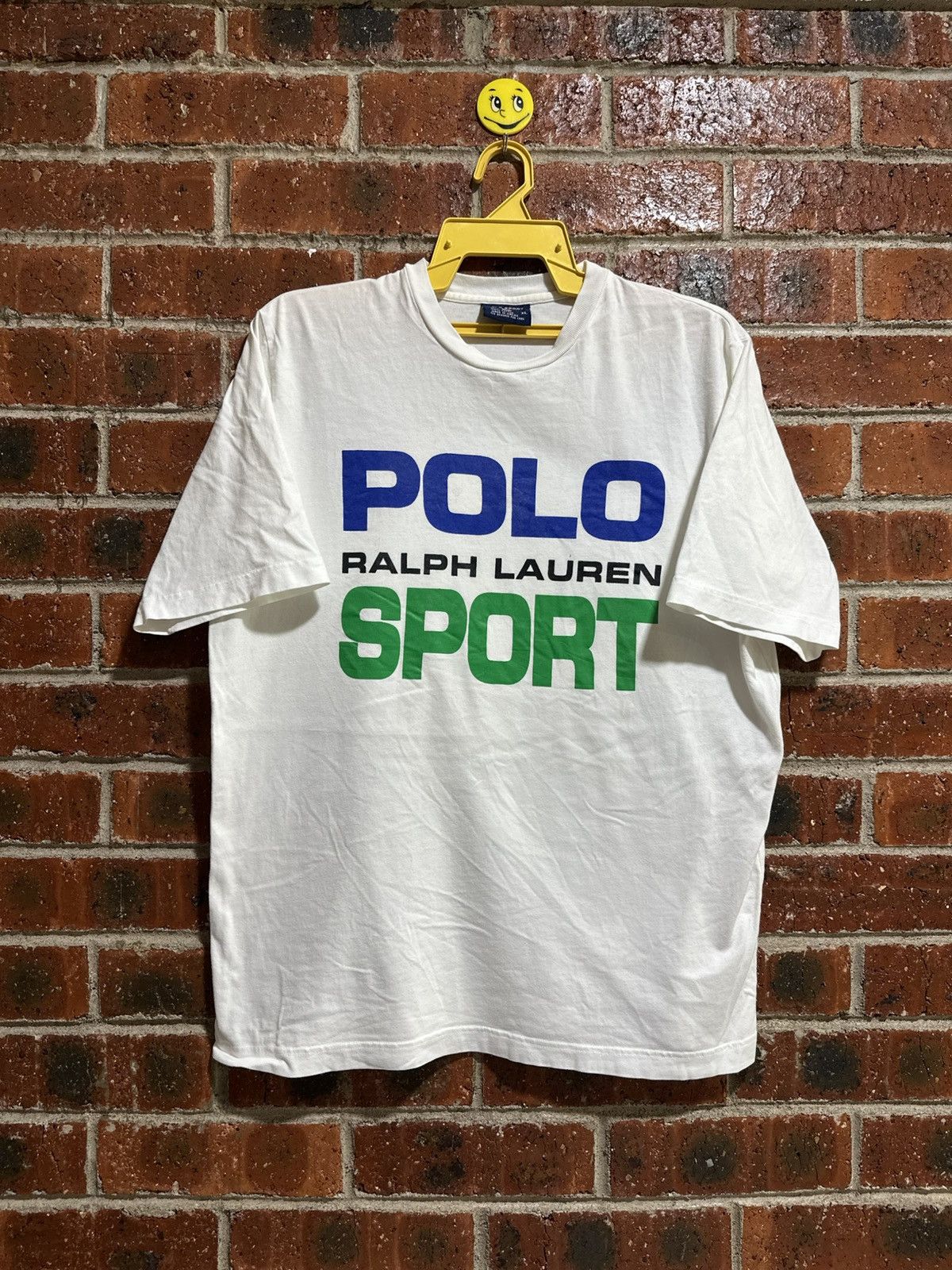 Polo Ralph Lauren Vintage Polo Ralph Lauren Sport Faded Tee Size US XL / EU 56 / 4 - 1 Thumbnail