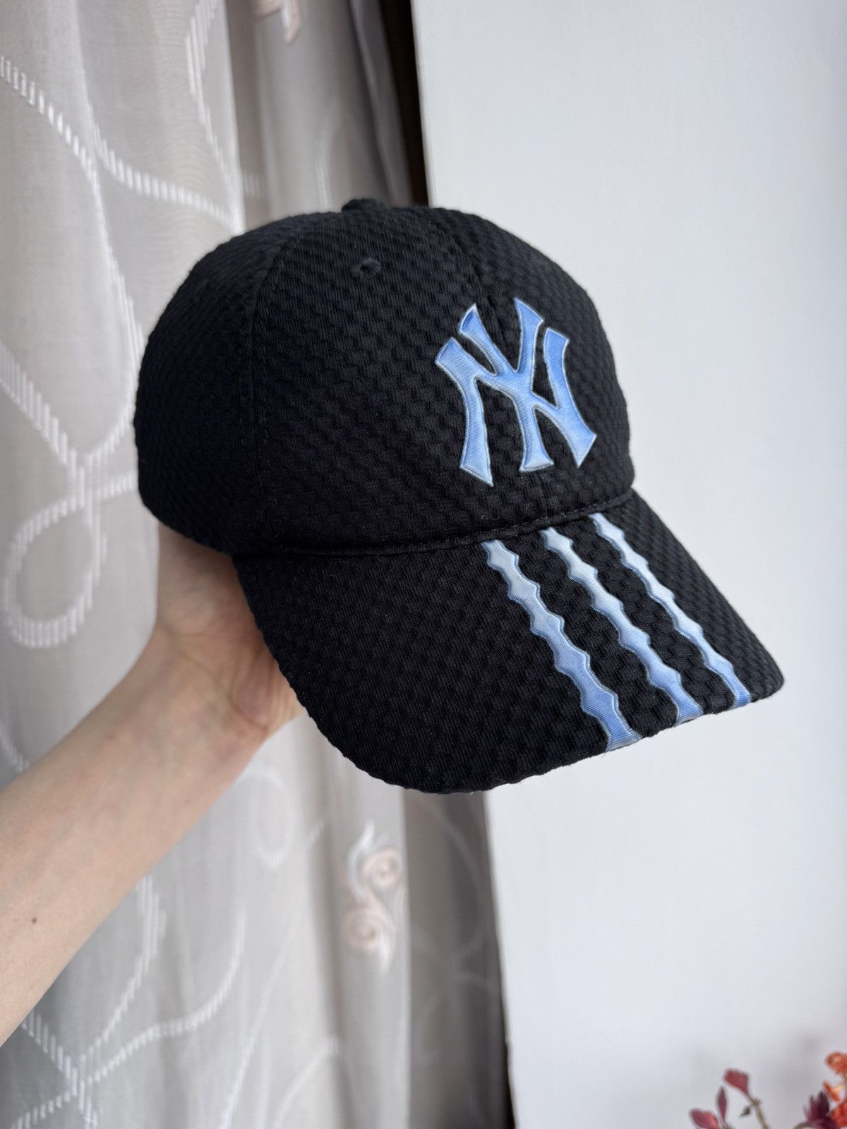 Adidas Vintage Adidas New York Yankees Cap Black Mesh Rare Hat NY Size ONE SIZE - 12 Thumbnail