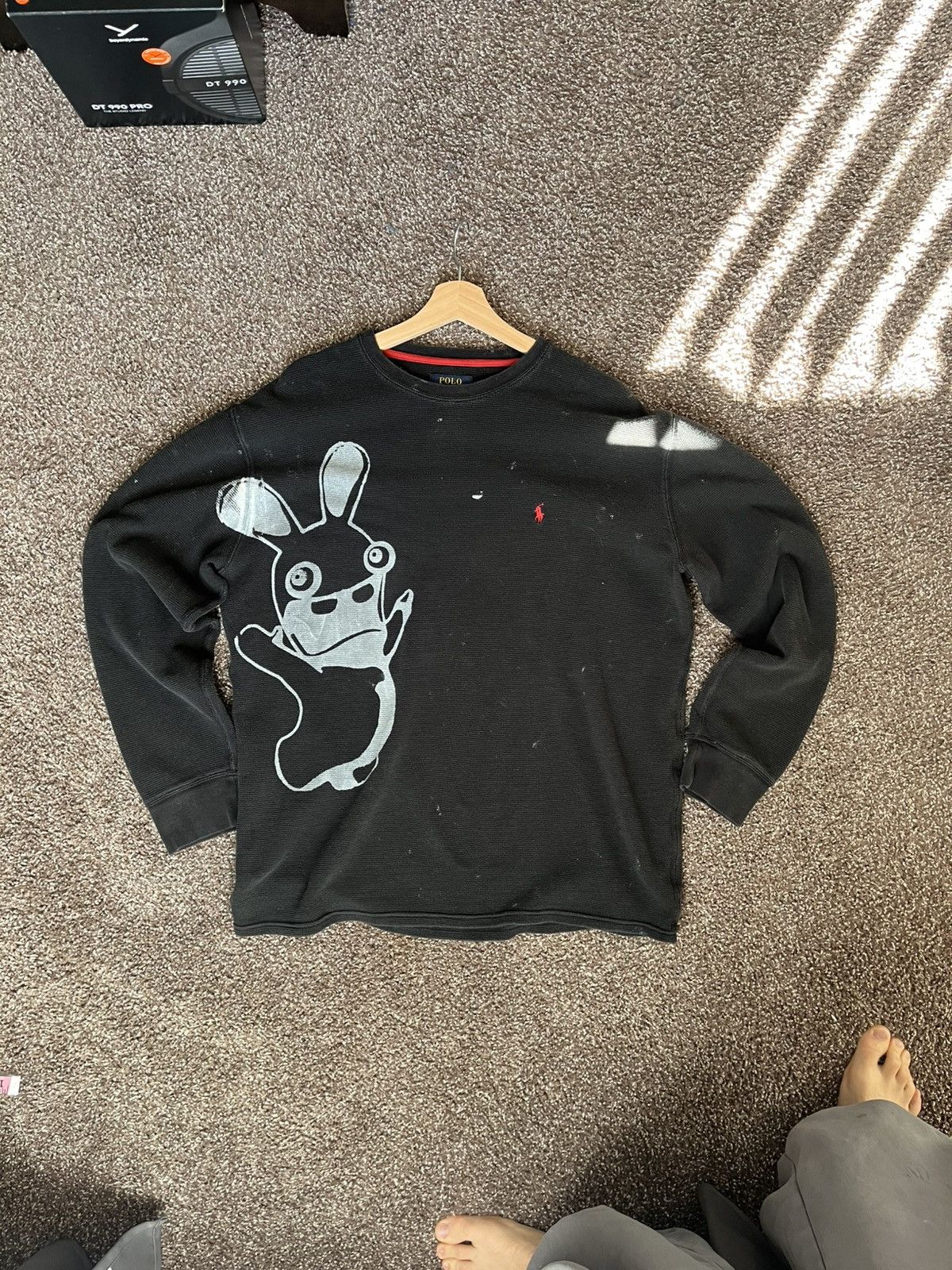 Polo Ralph Lauren Custom Polo Ralph Lauren Rabbid Thermal Waffle Knit 2XL Size US XXL / EU 58 / 5 - 1 Thumbnail