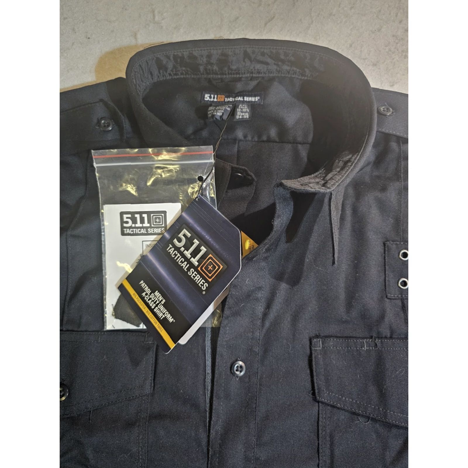 Vintage NWT 5.11 Tactical Station Shirt A-Class Long Sleeve Mens 2XL Black Button-Up Size US XXL / EU 58 / 5 - 3 Thumbnail