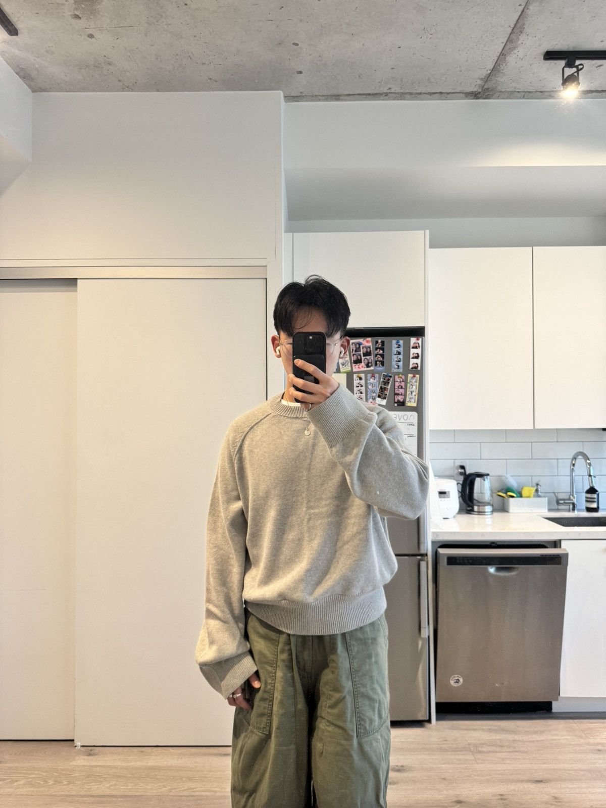 Vuja De Vuja De Grey Piege Cashmere Sweater Size US L / EU 52-54 / 3 - 6 Thumbnail