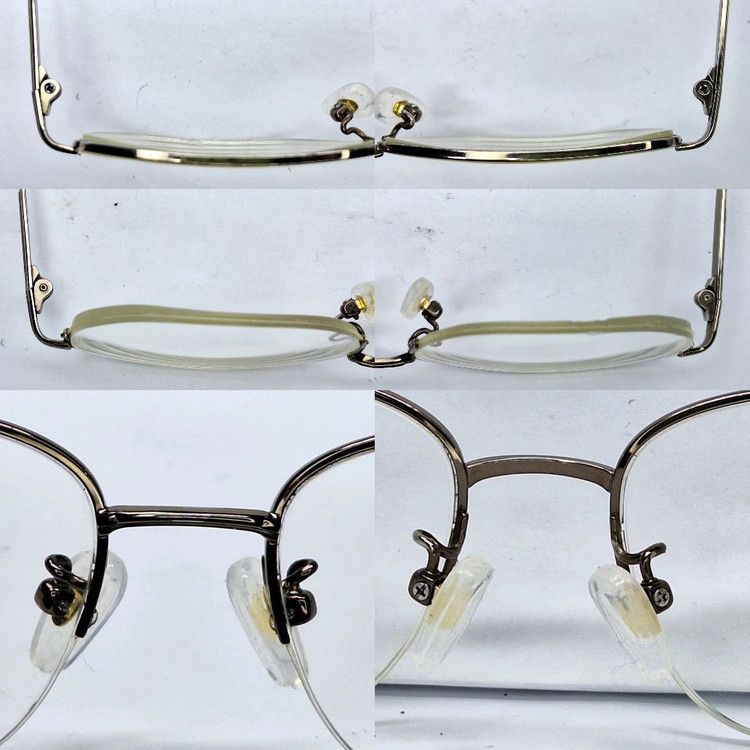 Other Charmant ZEF ZE23625 High-Purity Titanium Half-Rim Glasses Size ONE SIZE - 8 Thumbnail